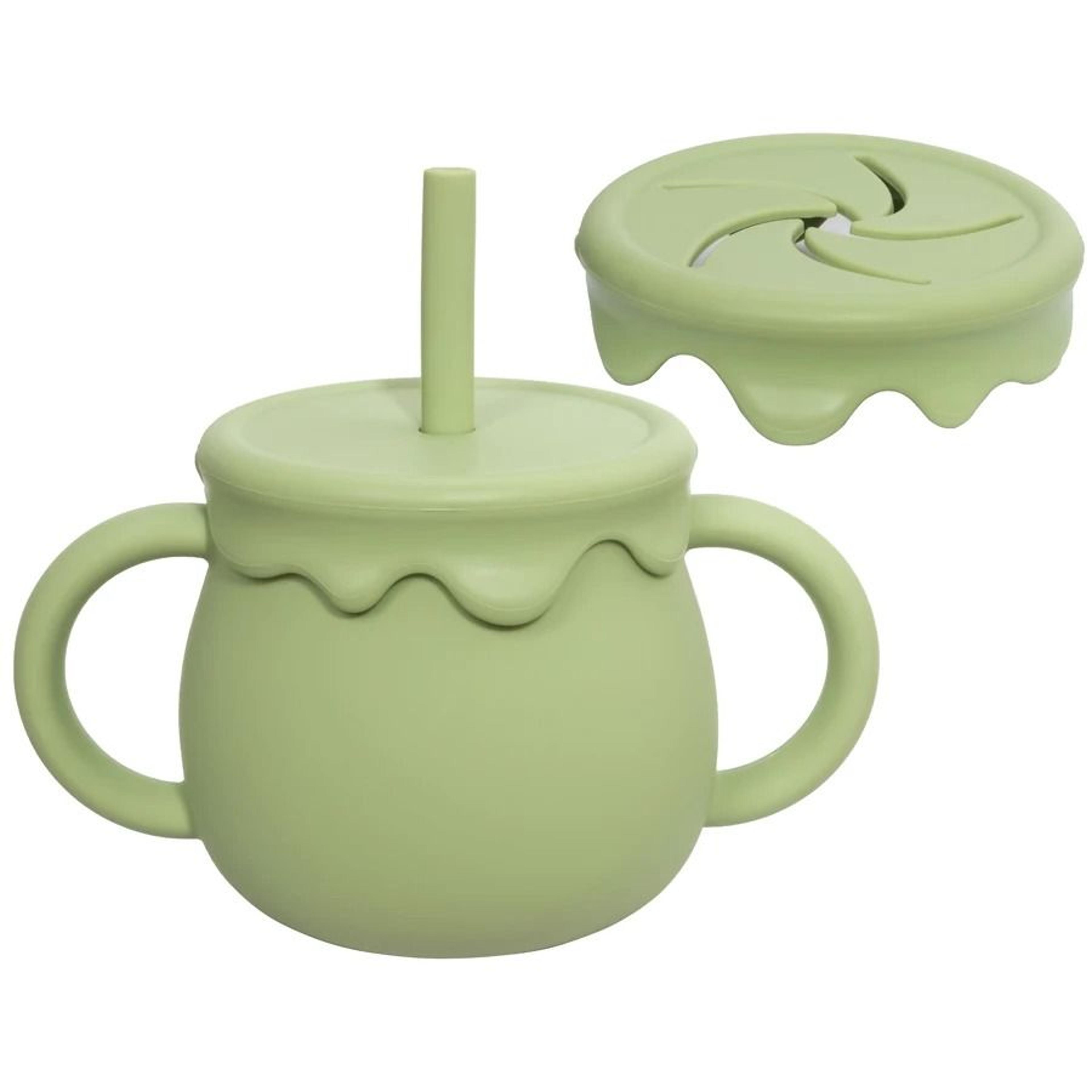 BloomSip 2in1 Silicone Snack  Sippy Cup 7