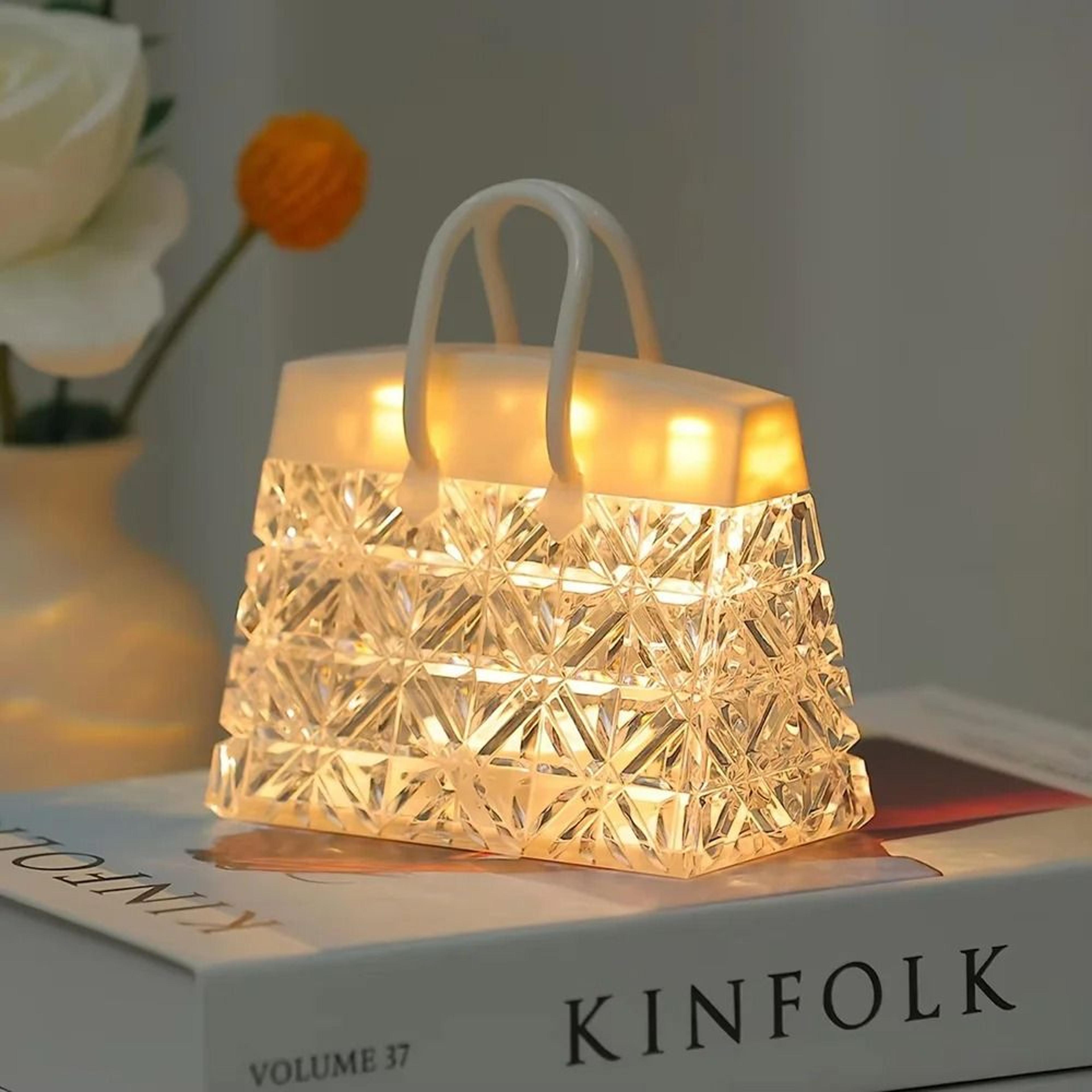 RetroChic Handbag Silhouette Table Lamp 7