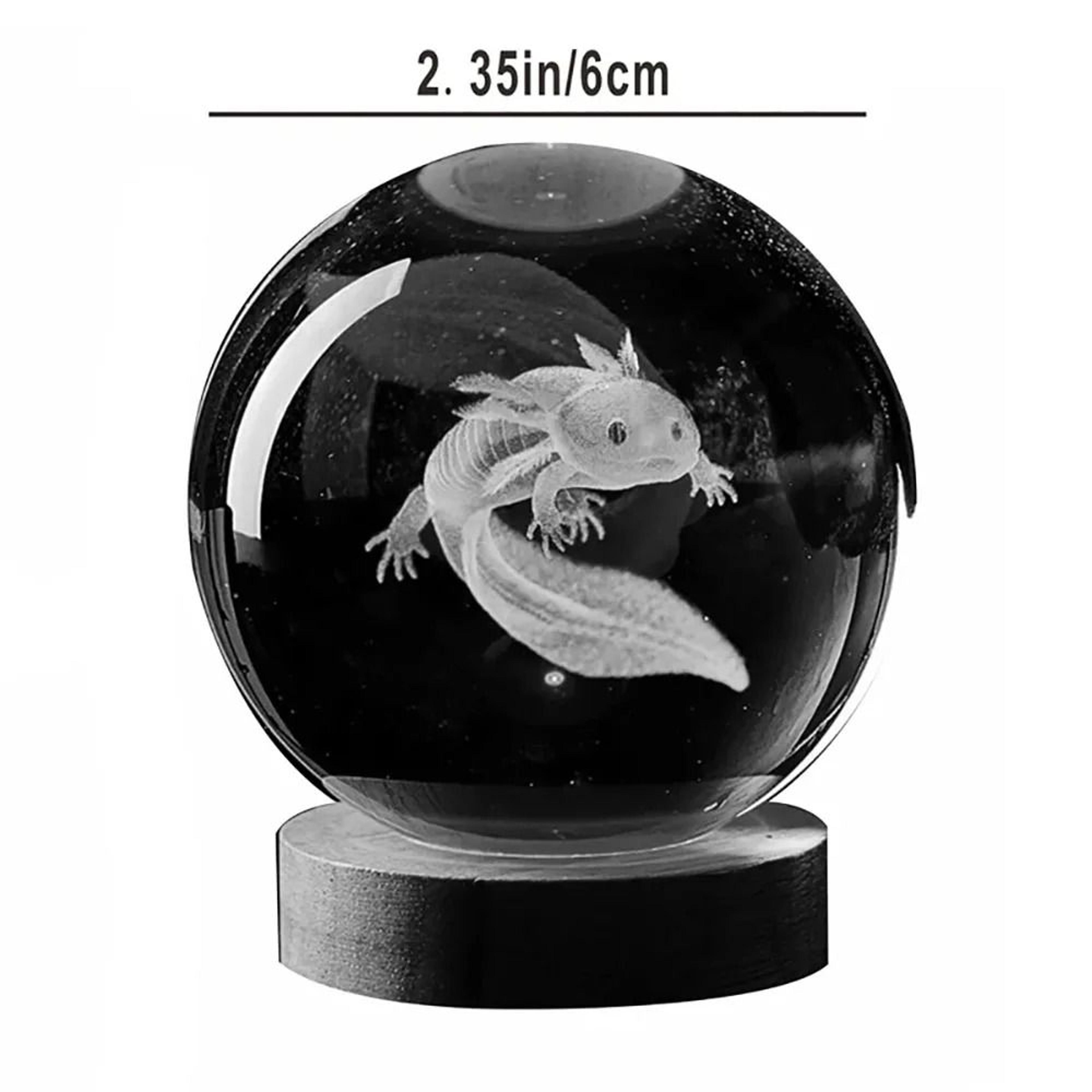 Axolotl Prism 3D Crystal Night Light 5