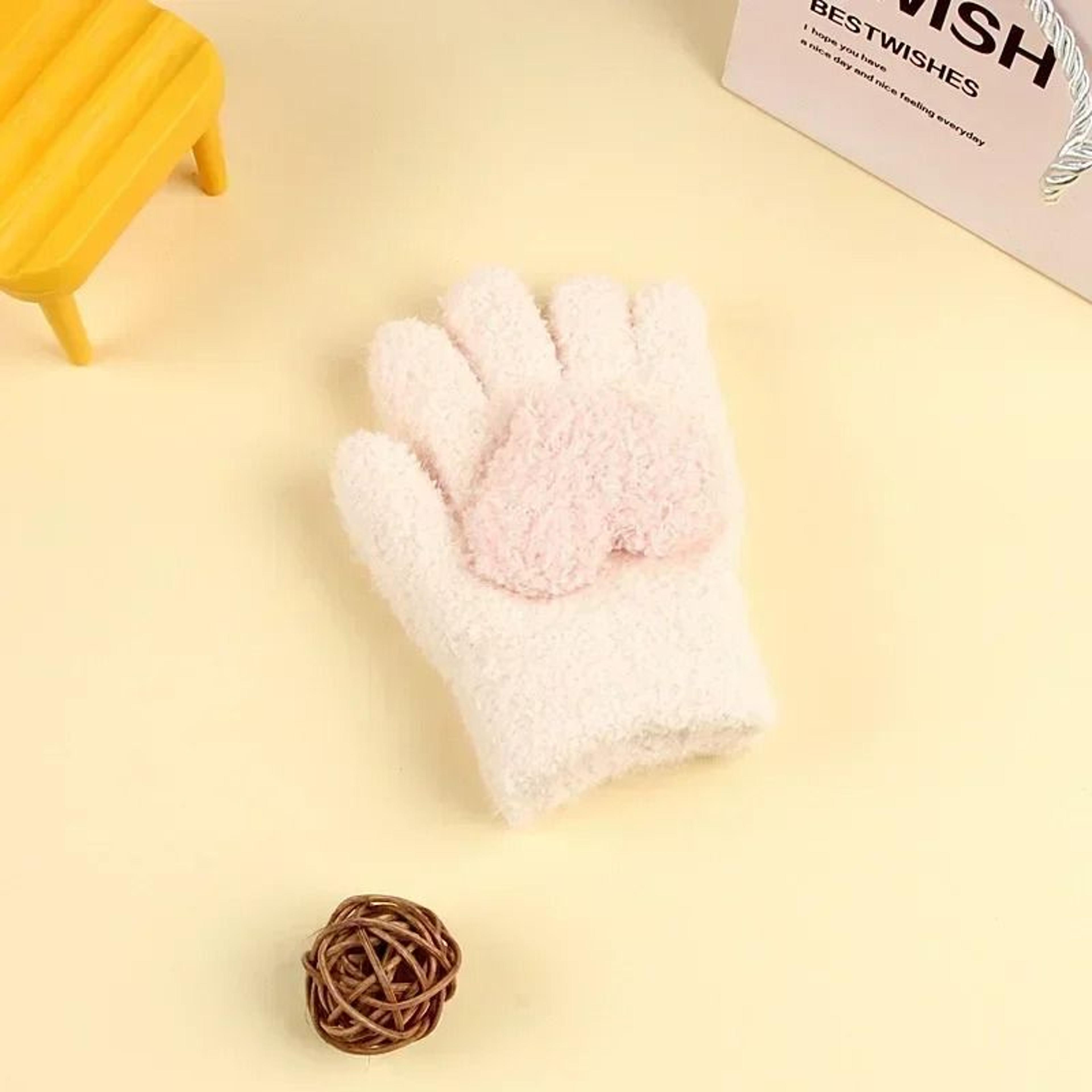 Cartoon Animal Thickened Baby Mittens 7