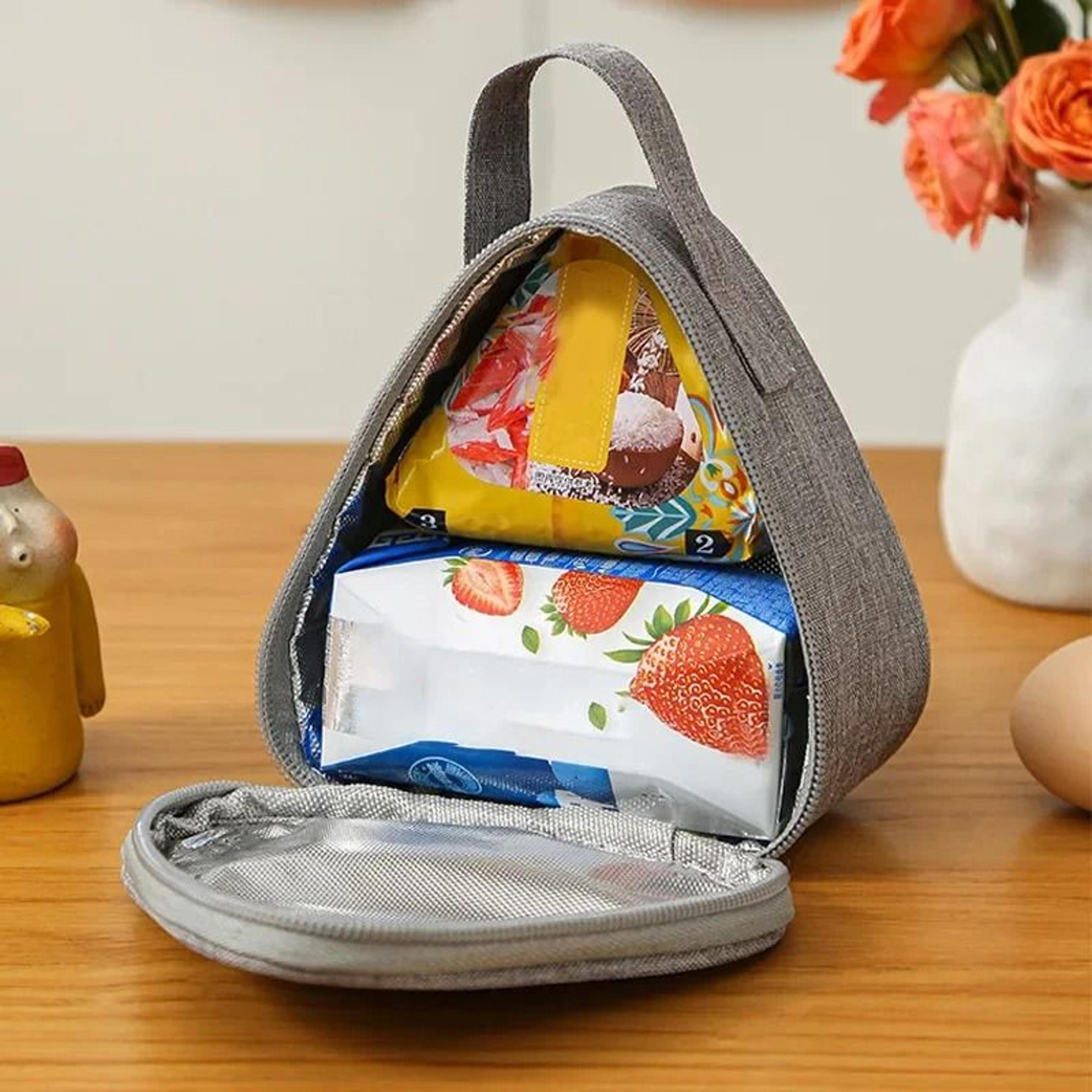 Triangular Insulated Thermal Lunch  Snack Bag 2