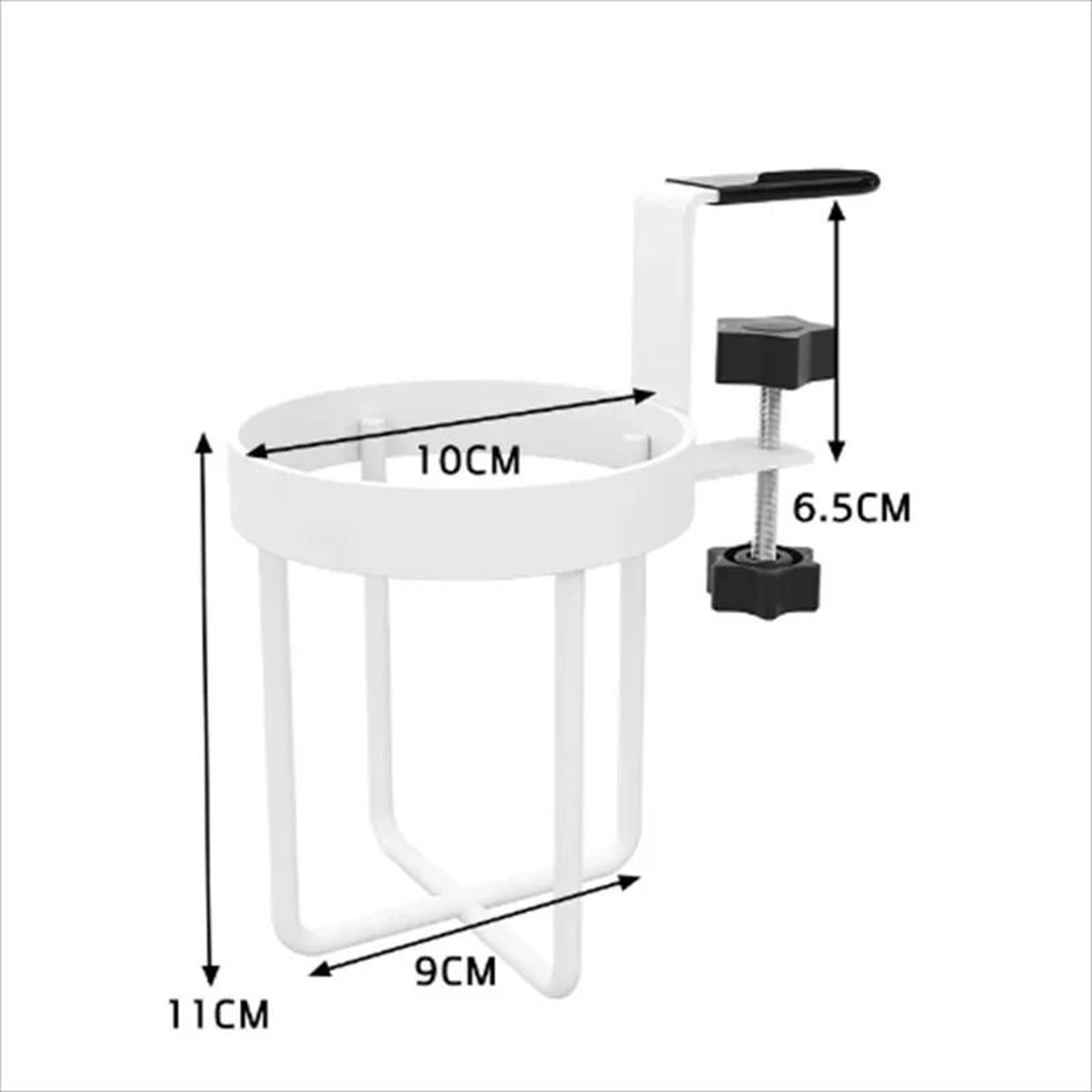 HeavyDuty Table Edge Desk Side Cup Holder 6