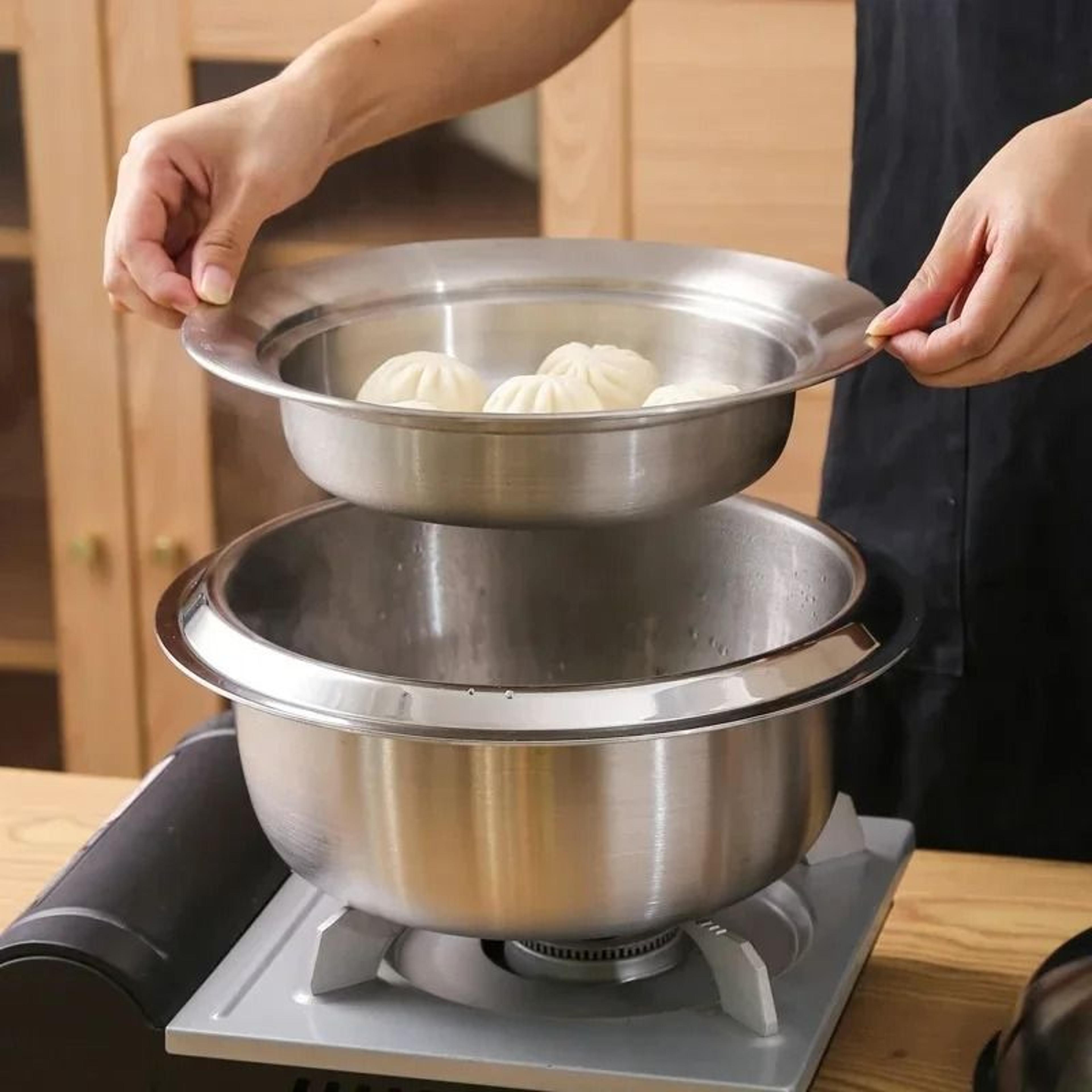 304 Stainless Steel Flying Saucer Steamer Tray 3