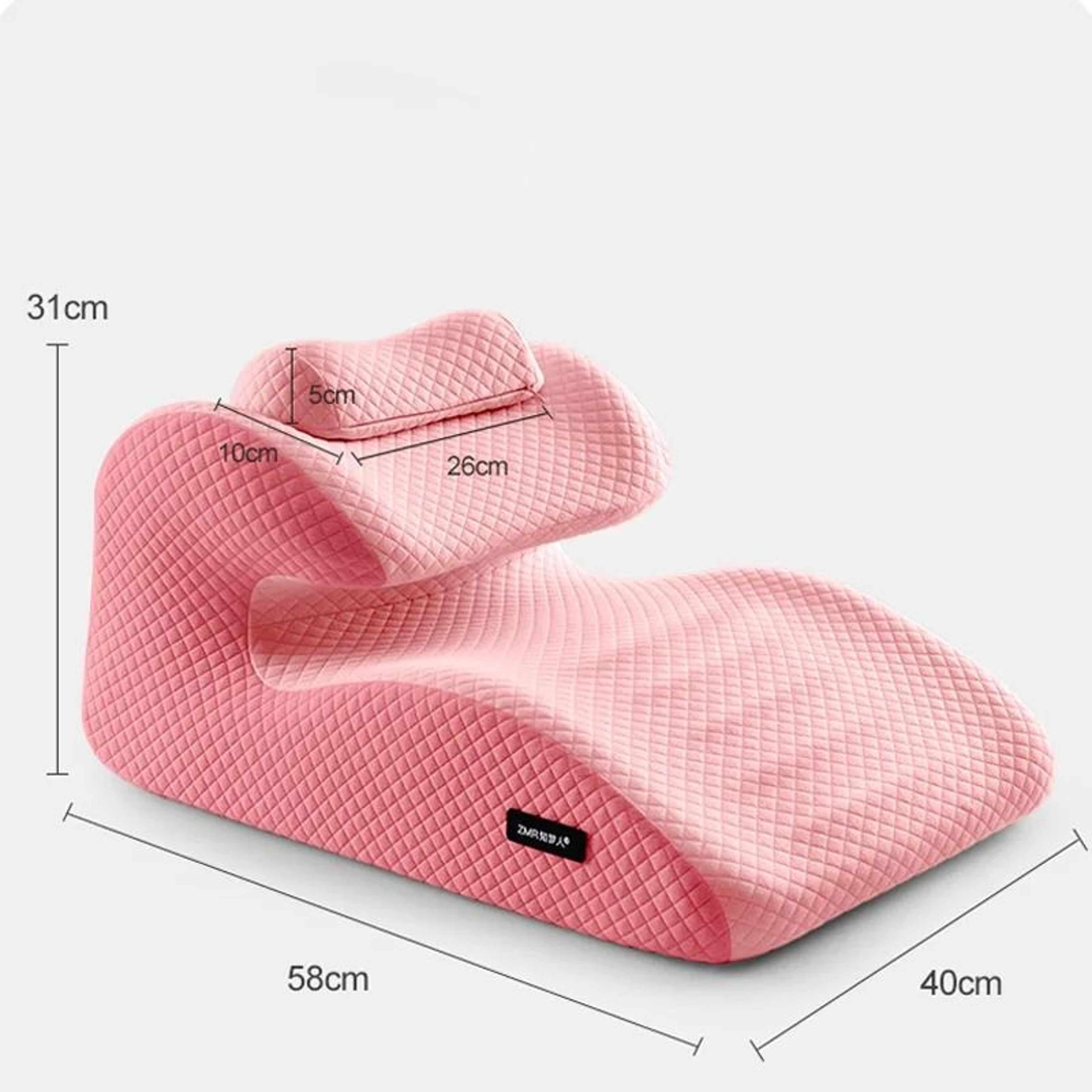HighDensity Ergonomic Memory Foam Reading  Back Support Pillow 6