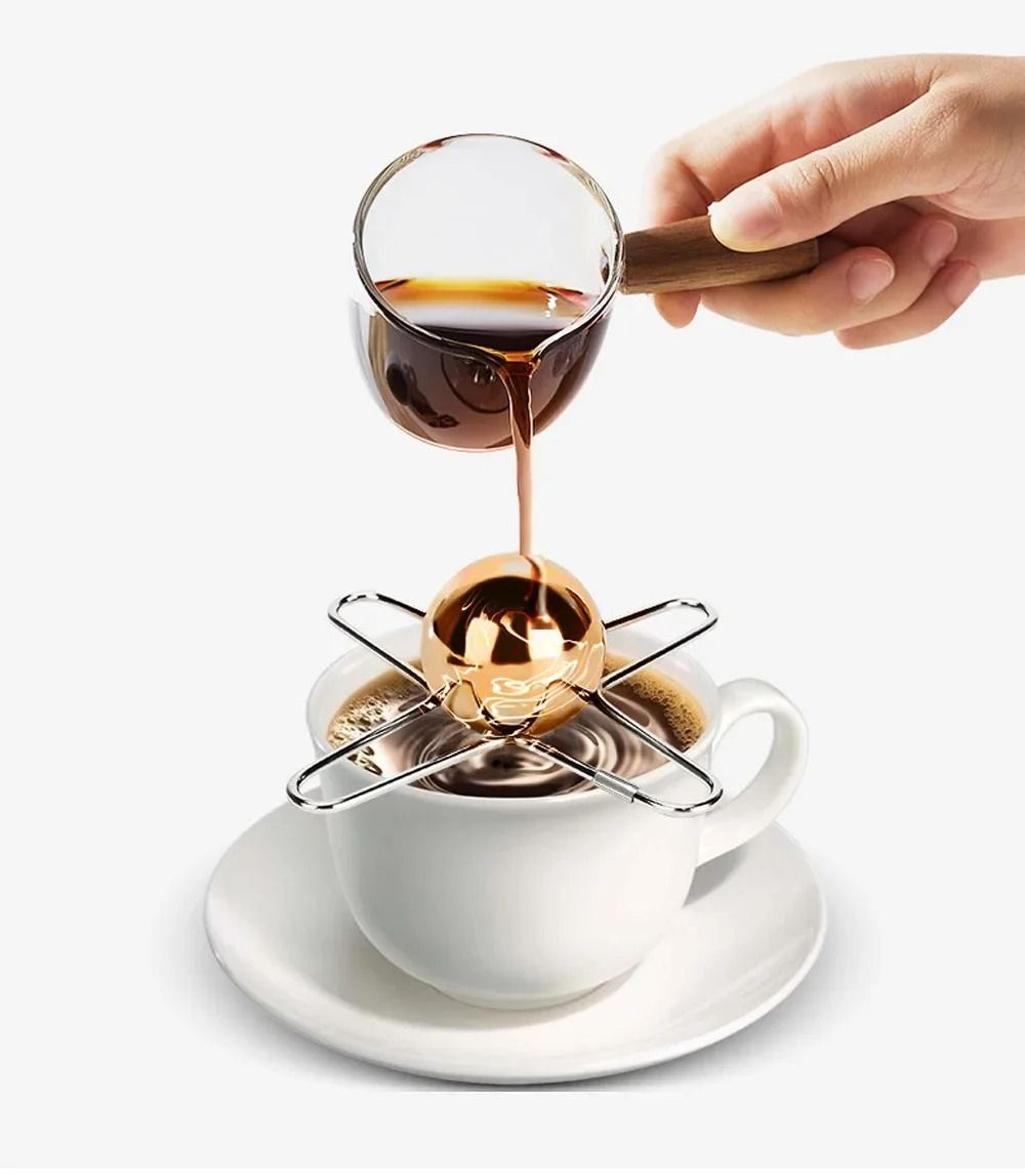 Stainless Steel Espresso Cooling Sphere  Flavor Enhancer 4