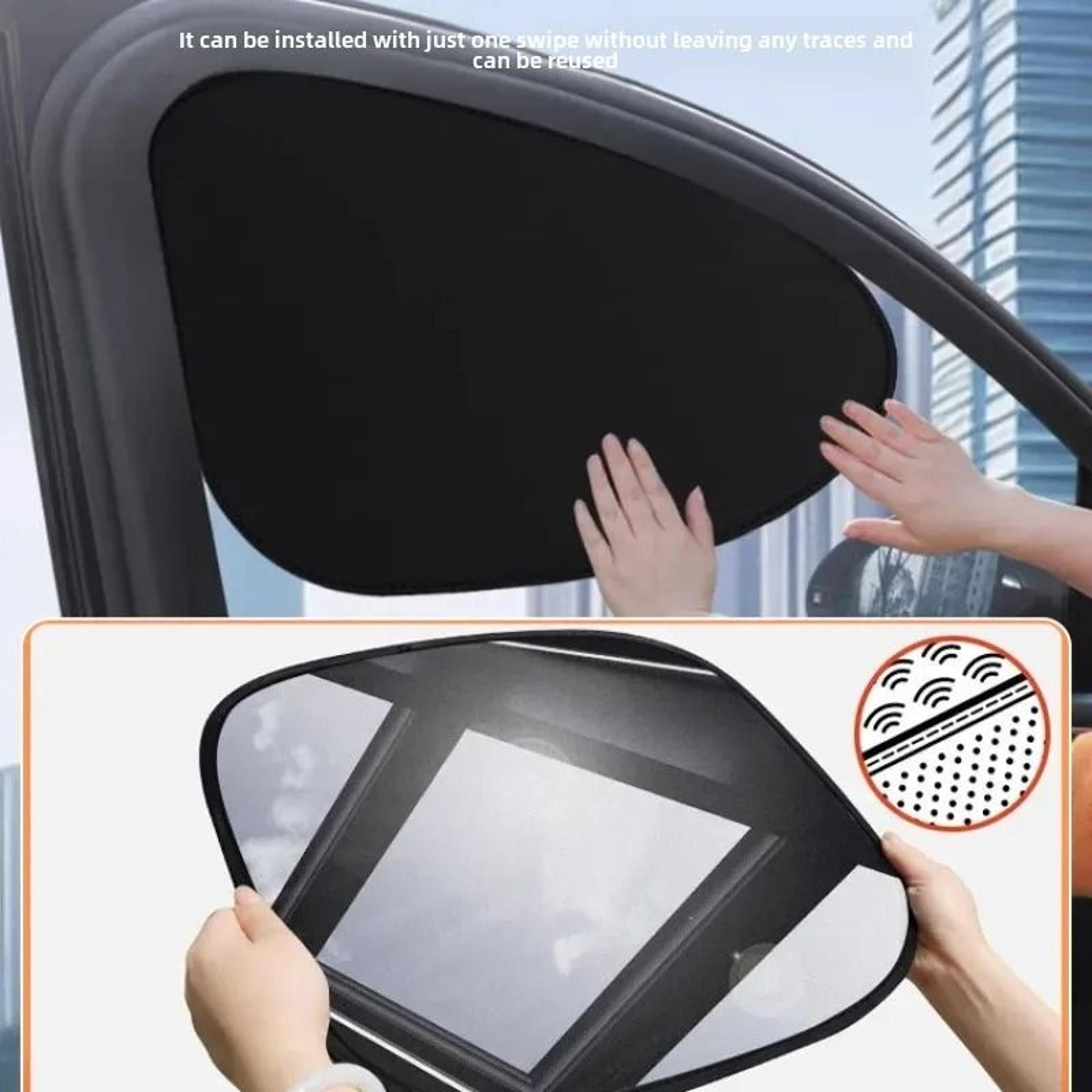 FourPiece Car Electrostatic Adsorption Sunshade Set 4