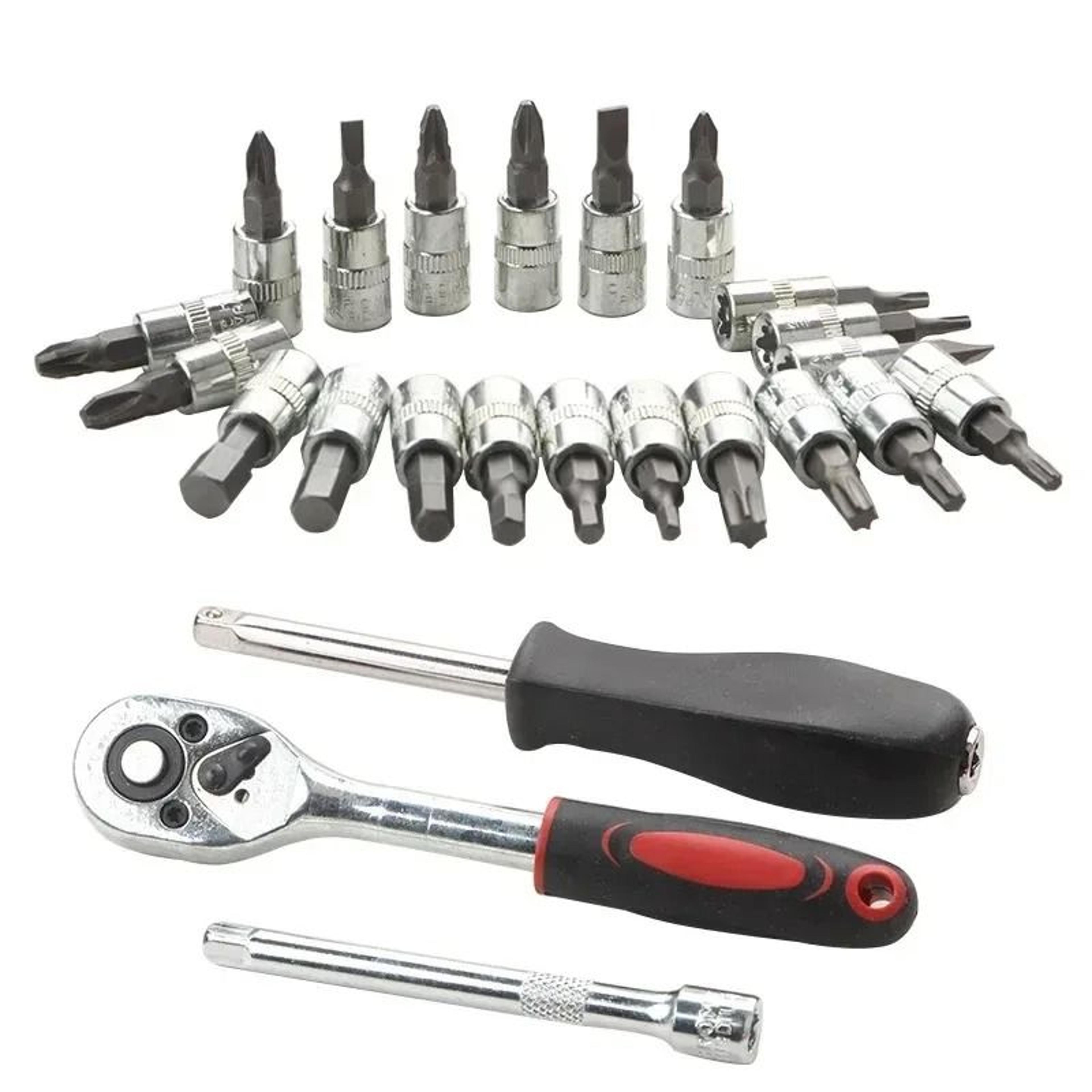46Piece Precision Ratchet And Socket Tool Set 2