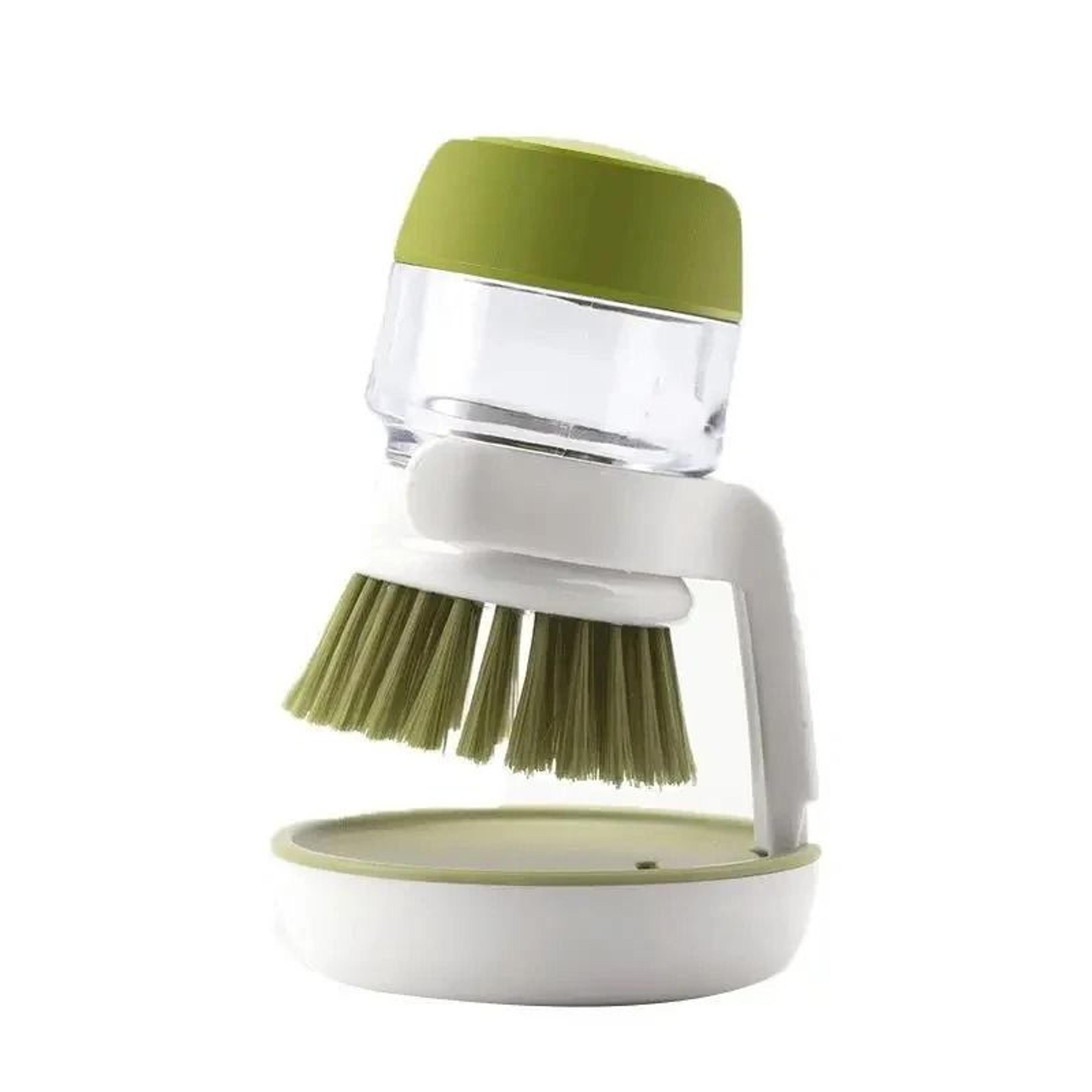 Universal SoapDispensing Palm Brush With Integrated Storage Tray 8