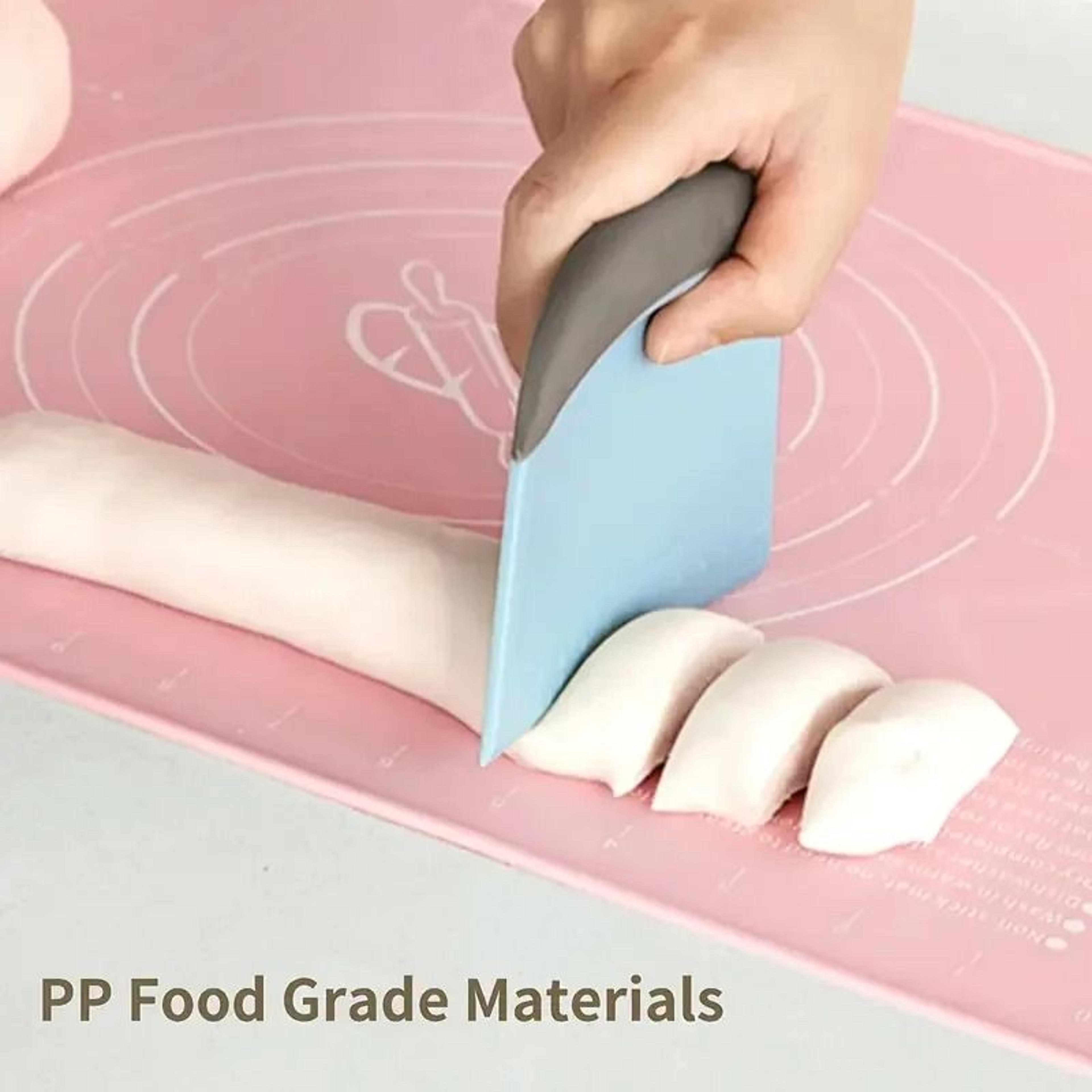 2Piece Multipurpose Dough Scraper And SoftHandle Bench Cutter 4