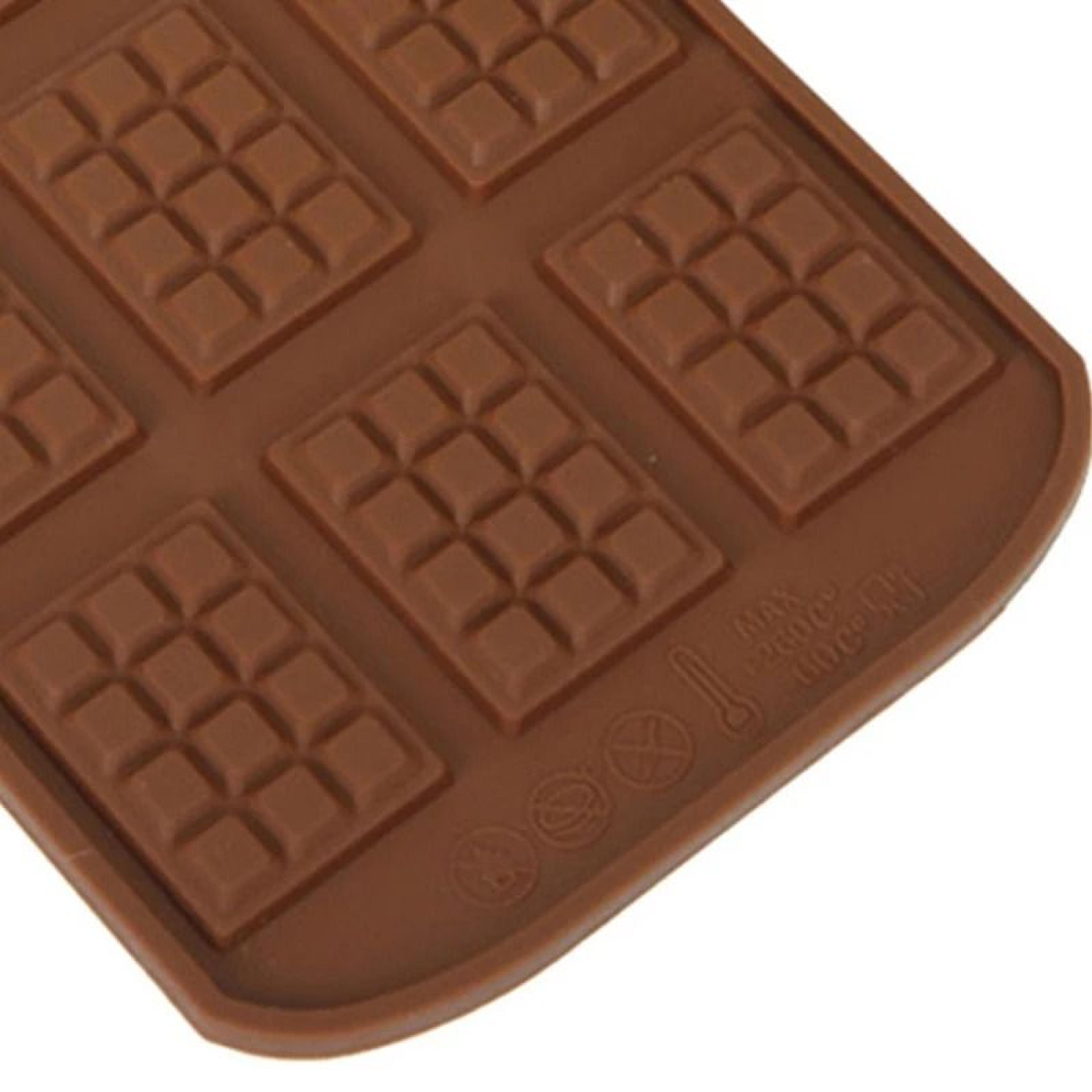 12Cavity NonStick Silicone Chocolate  Mini Waffle Mold 5