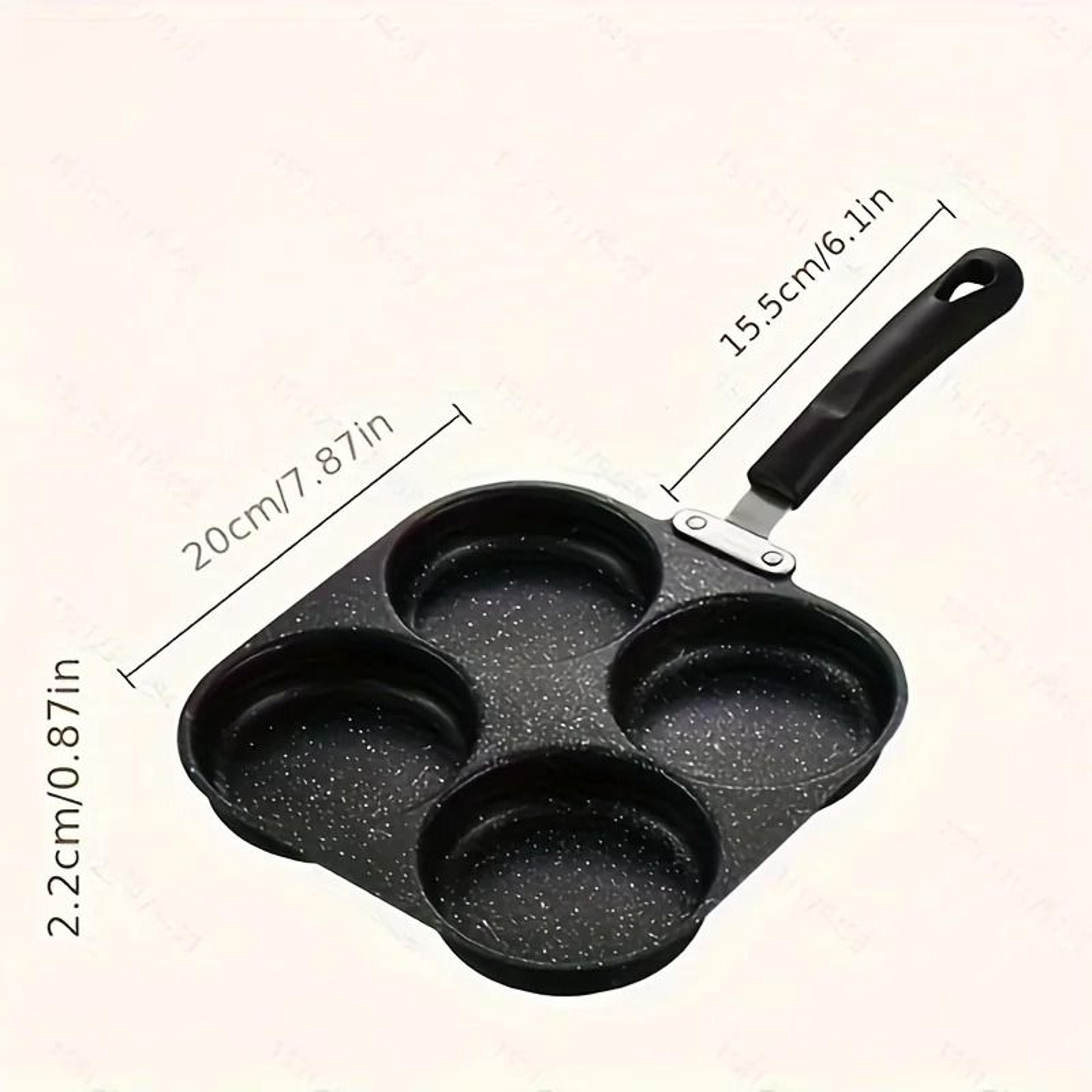 MultiSection Cast Iron NonStick Omelette  Burger Pan 1