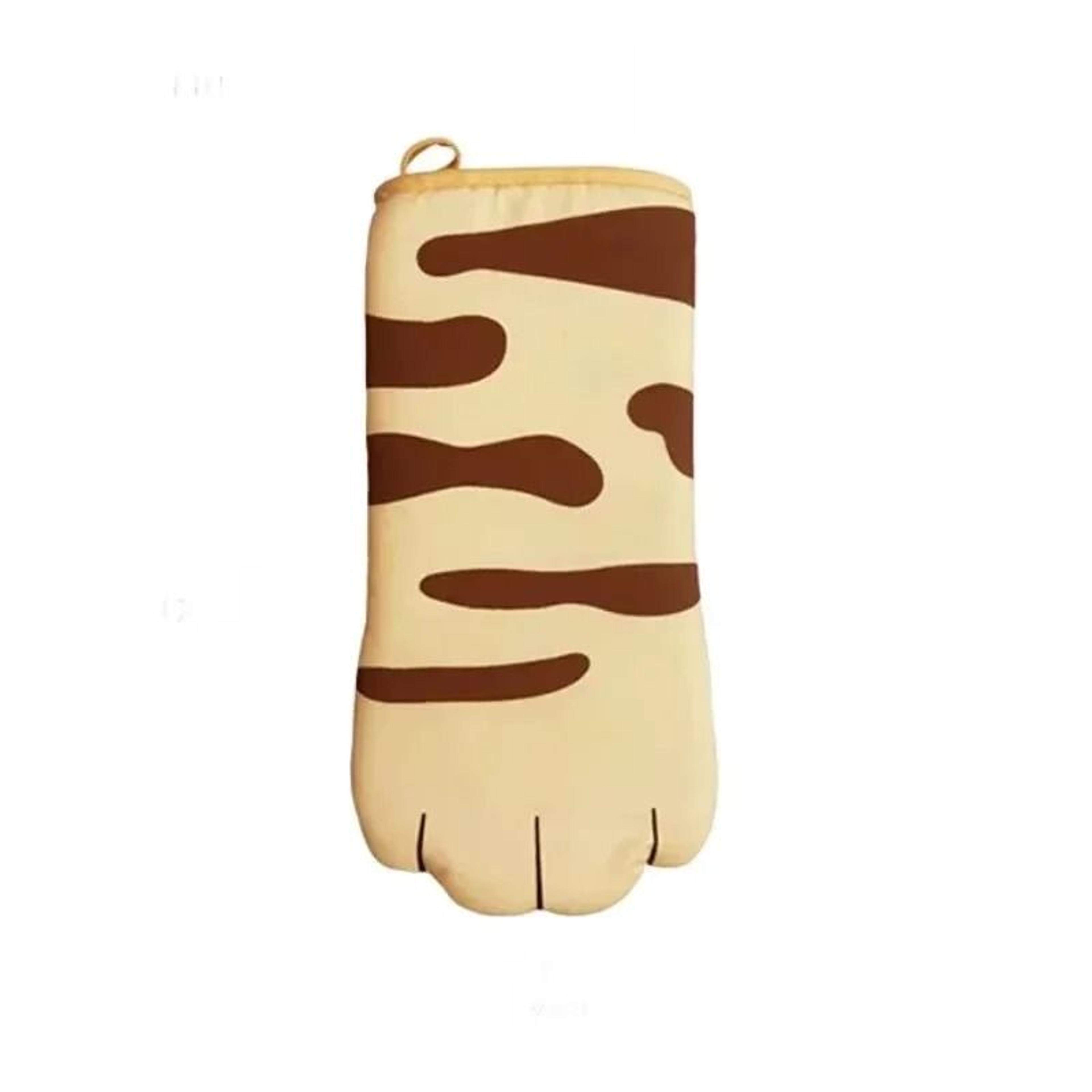 Cute Cat Paw Insulated HeatResistant Baking Mitt 6