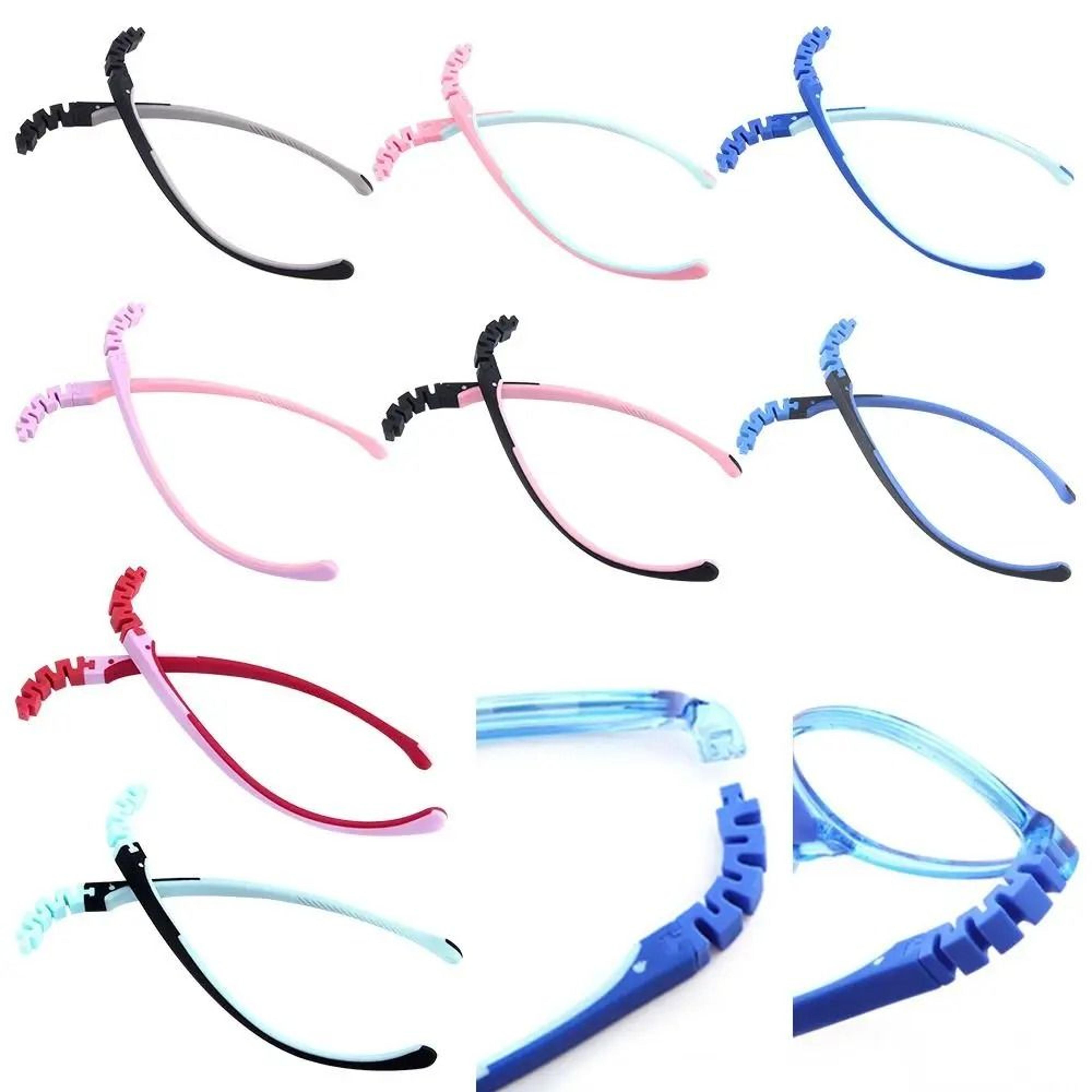 Durable Silicone Snapon Childrens Glasses Arm And Soft Spectacle Replacement 0