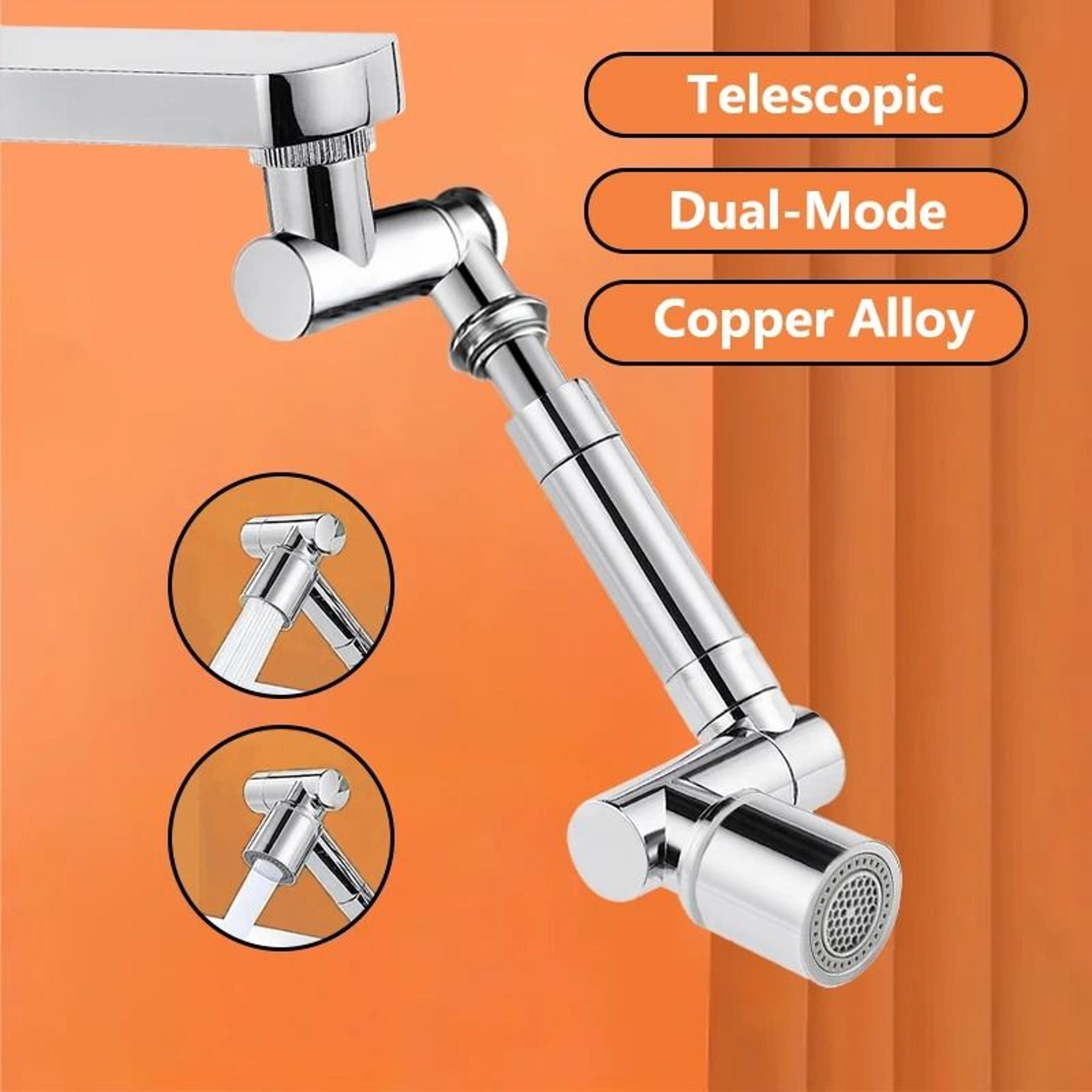 Ultimate 1440 Swivel Faucet Extender And Universal Robotic Arm Aerator 2