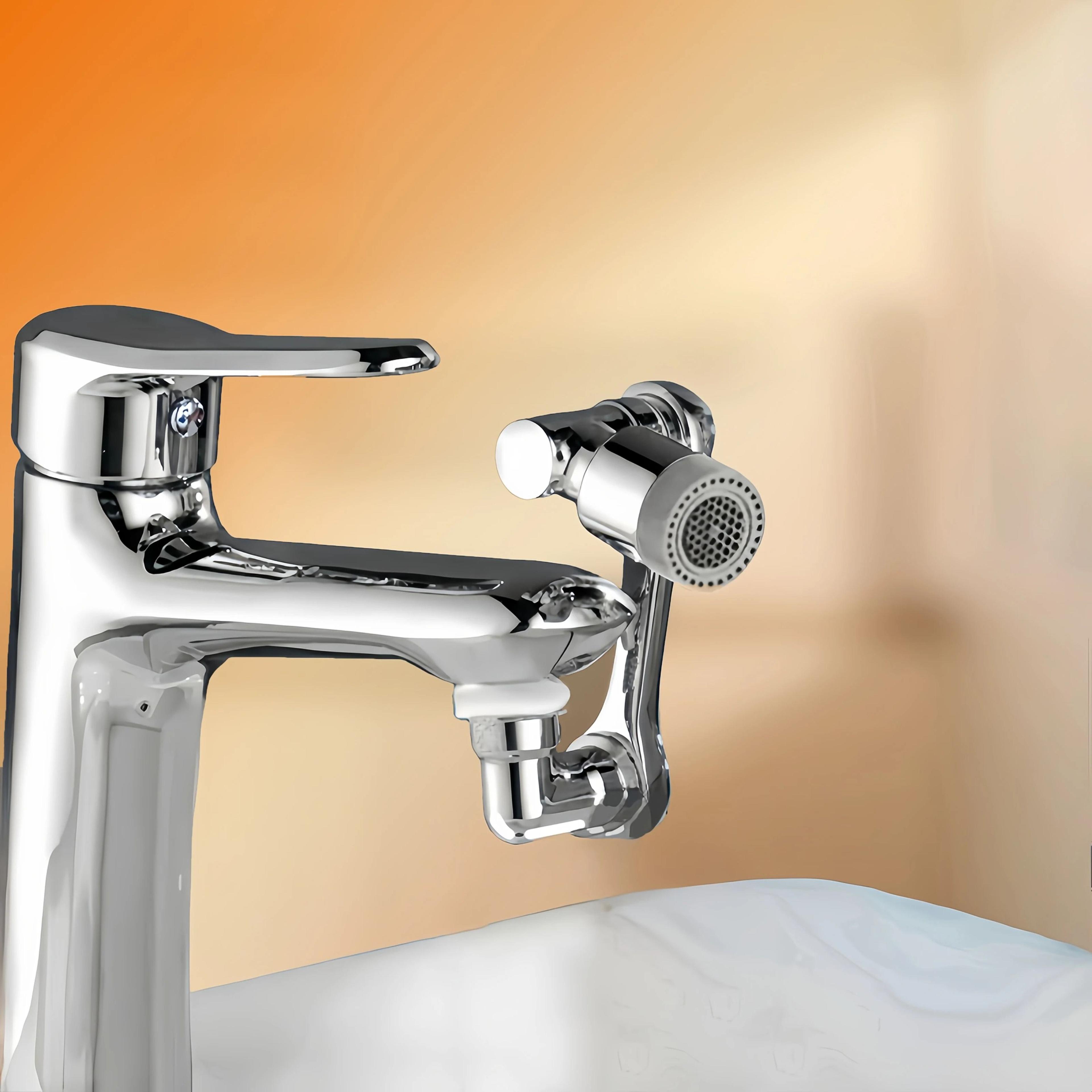 Universal 1080 Swivel Extension Faucet Aerator  Dual Mode Kitchen Sink Tap Extender 2