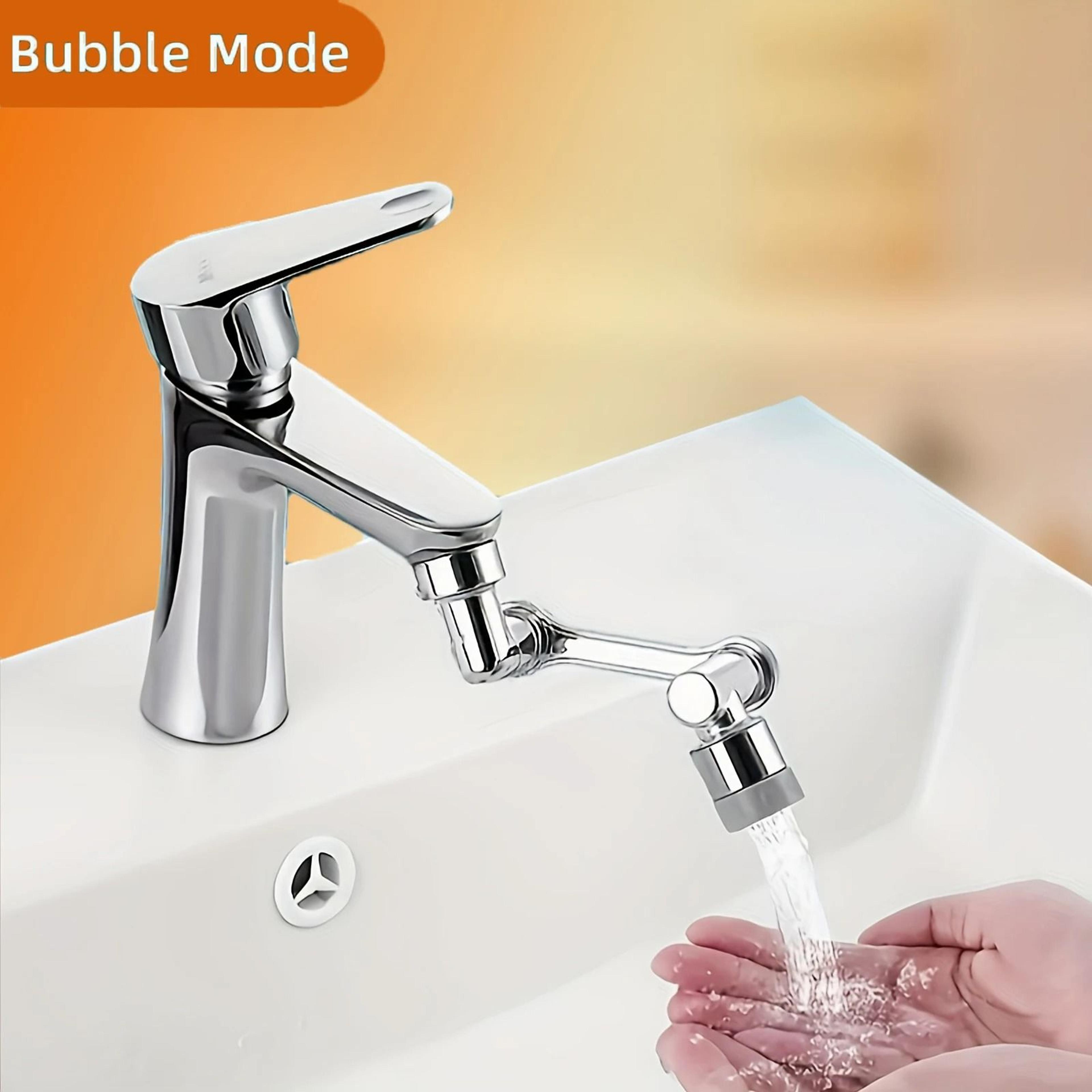 Universal 1080 Swivel Extension Faucet Aerator  Dual Mode Kitchen Sink Tap Extender 6