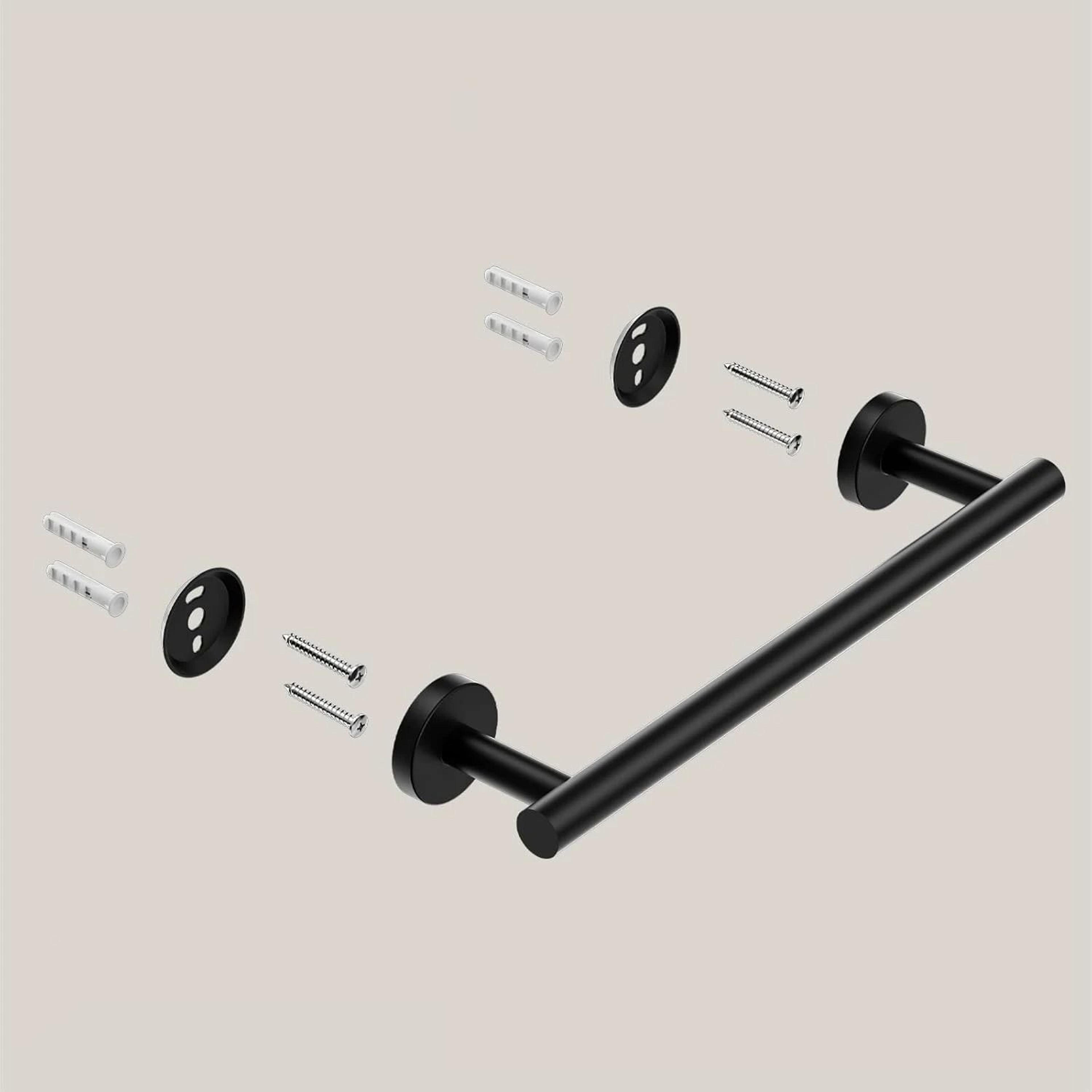 Stainless Steel Towel Bar  Sleek WallMounted Bathroom Holder 3