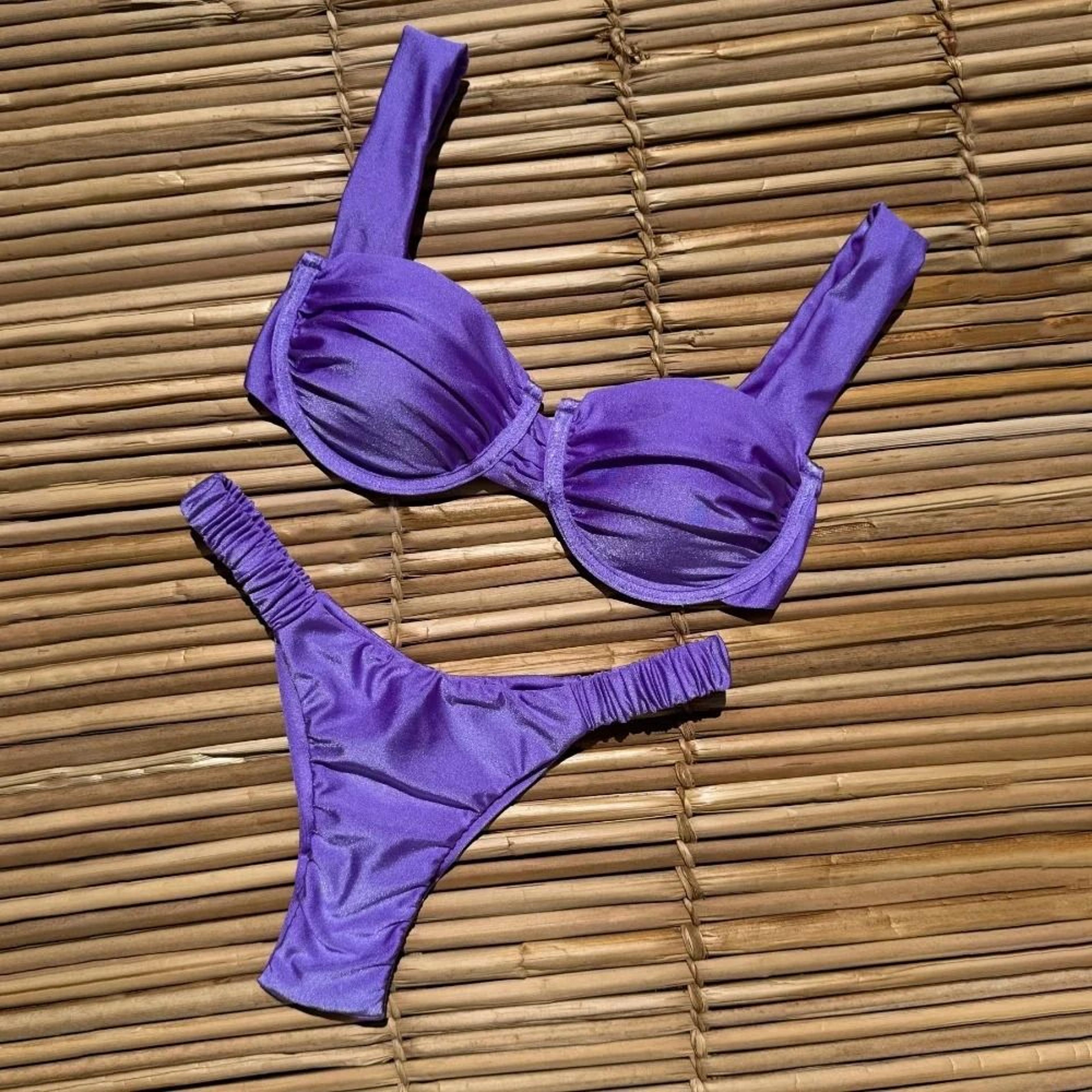 LowWaist Brazilian Bikini Set  PushUp Sculpting Swimwear 2