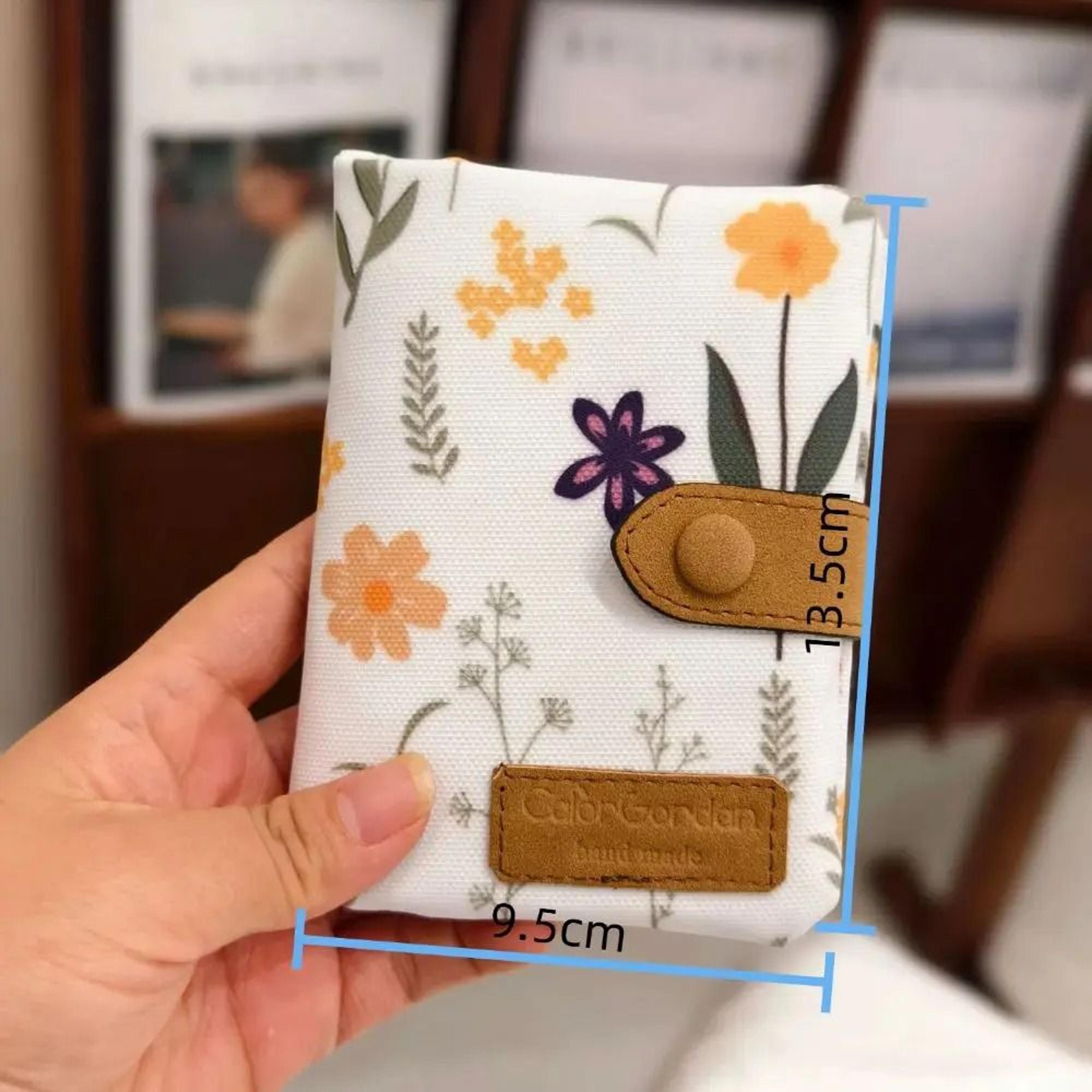 Frosted Print Short Wallet  Cute Zip  Hasp MultiCard Coin Purse 5