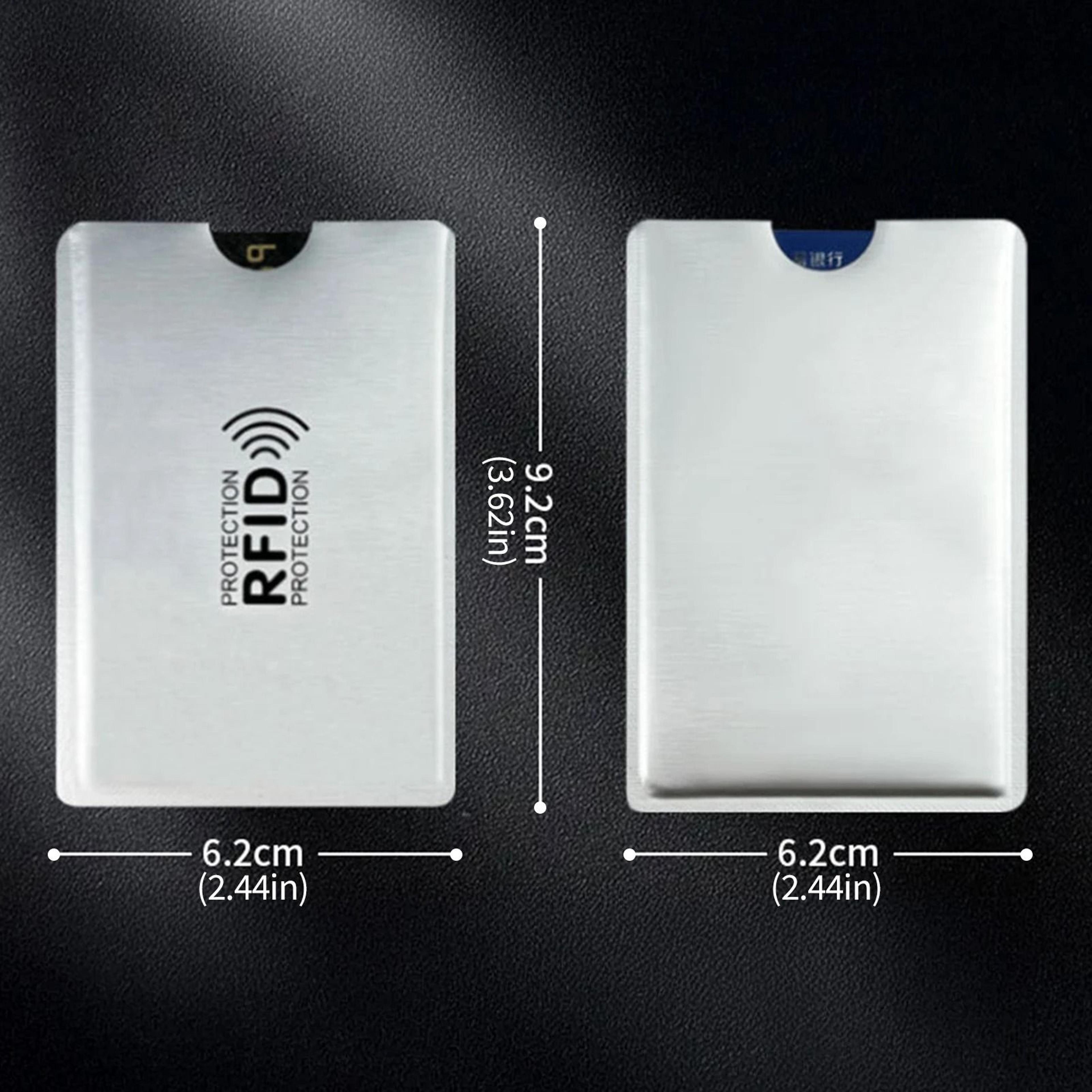 MultiColor RFID Blocking Sleeves  Portable AntiTheft Credit Card Protectors 2