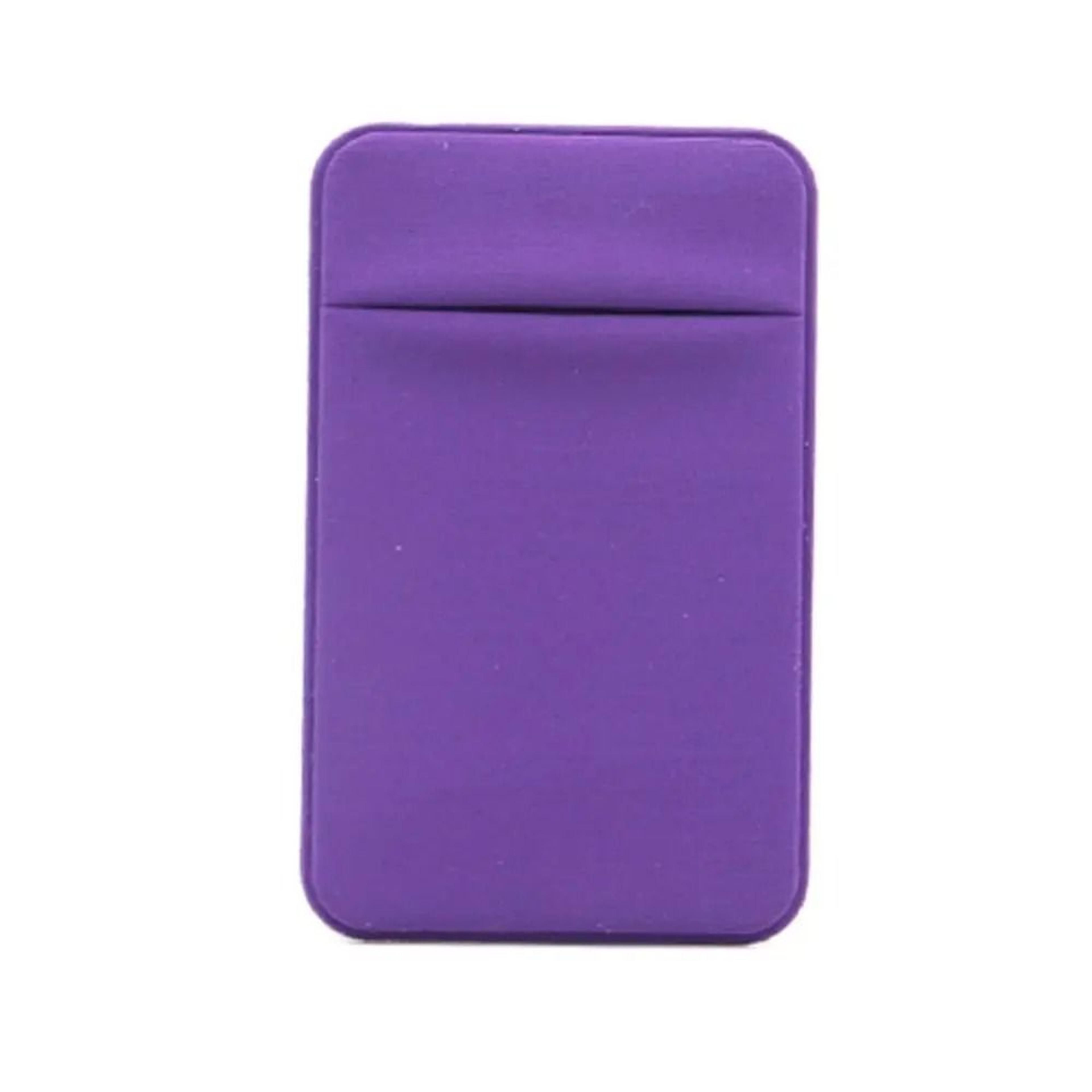 Elastic Cell Phone Card Holder  Slim Lycra Adhesive Mobile Wallet  ID Pocket 7