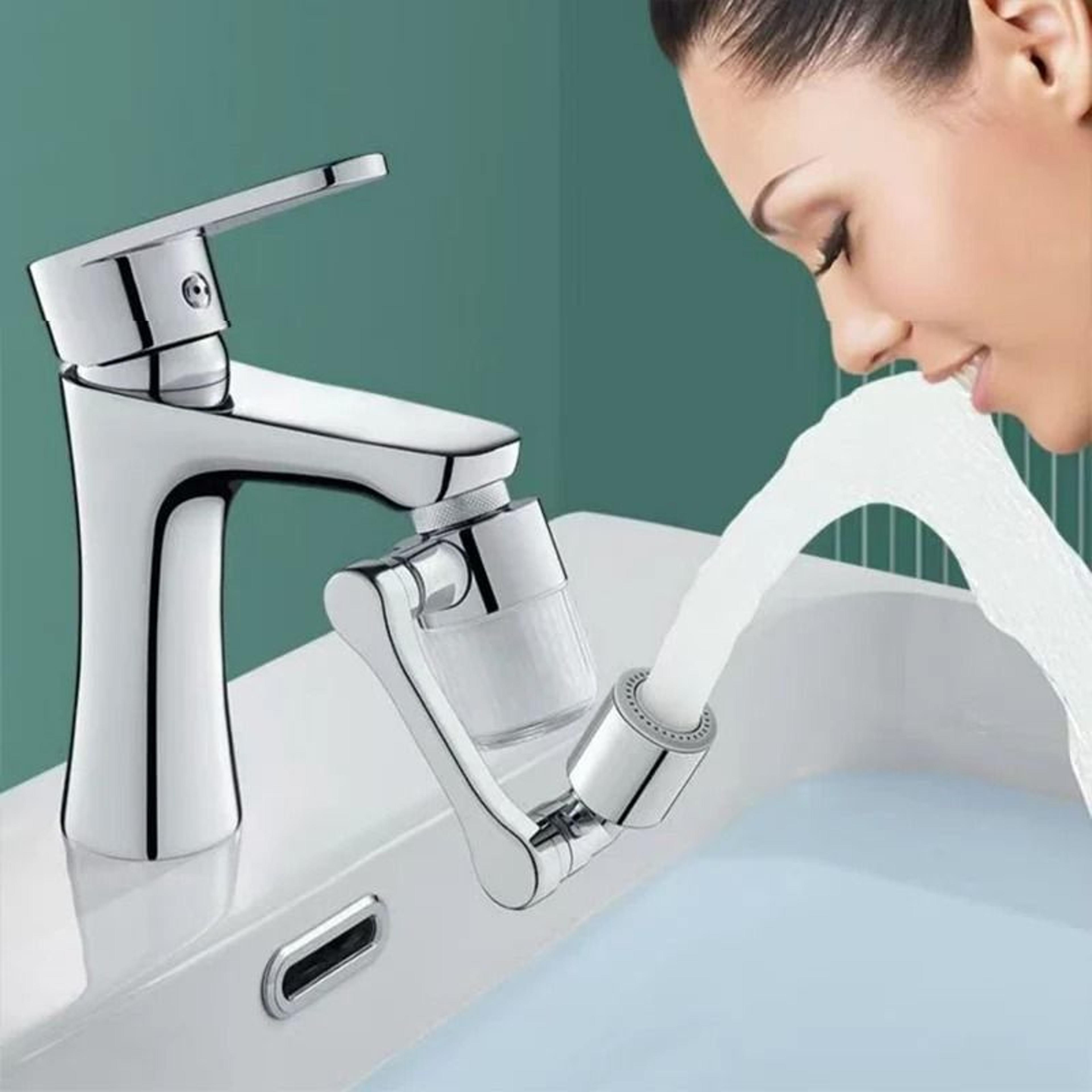 1080 Robotic Arm Faucet Extender  MultiJointed 3D Rotation Filter  SplashProof Aerator 3