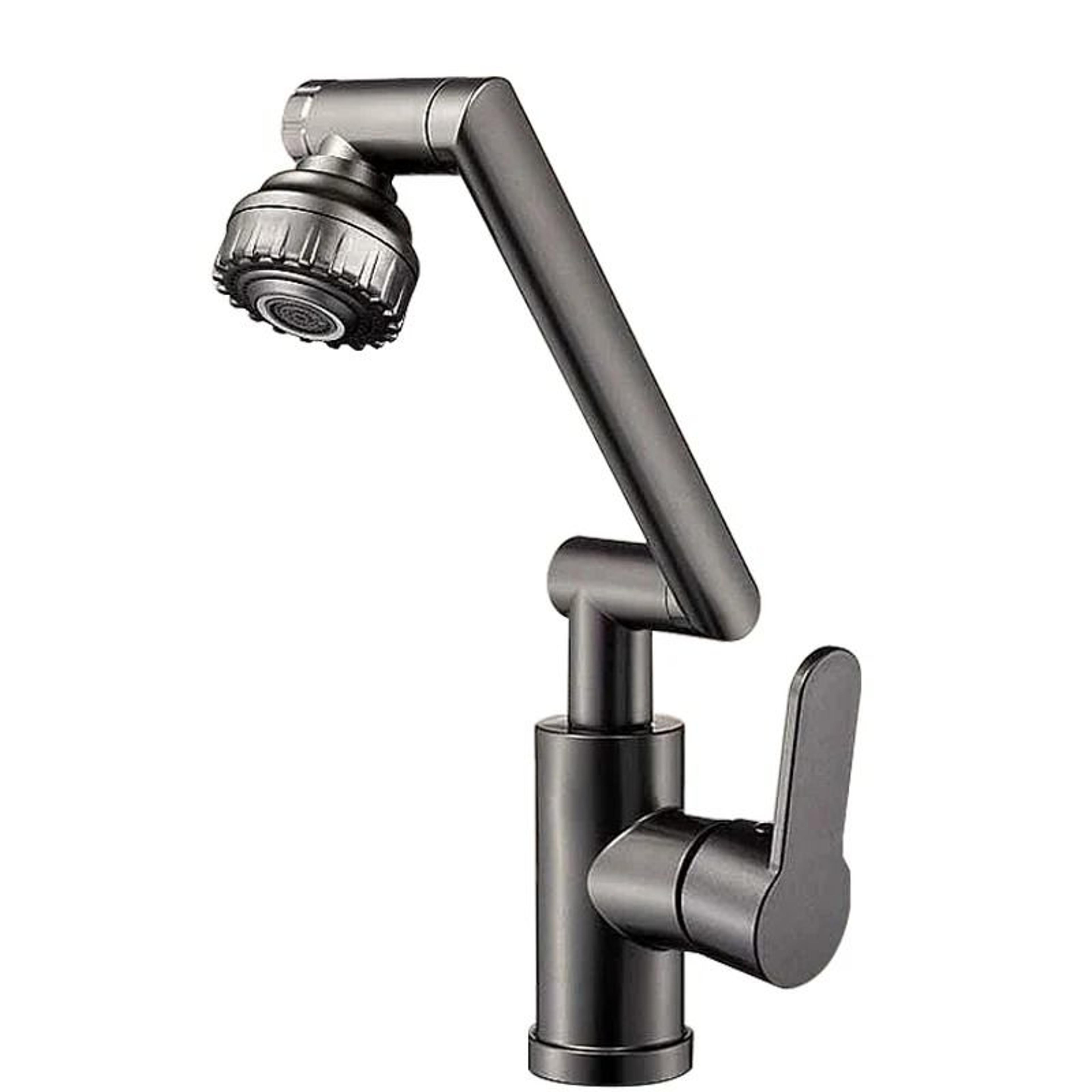 Multifunctional Robotic Arm Basin Faucet  1080 Universal Rotating DualMode Sink Mixer 9