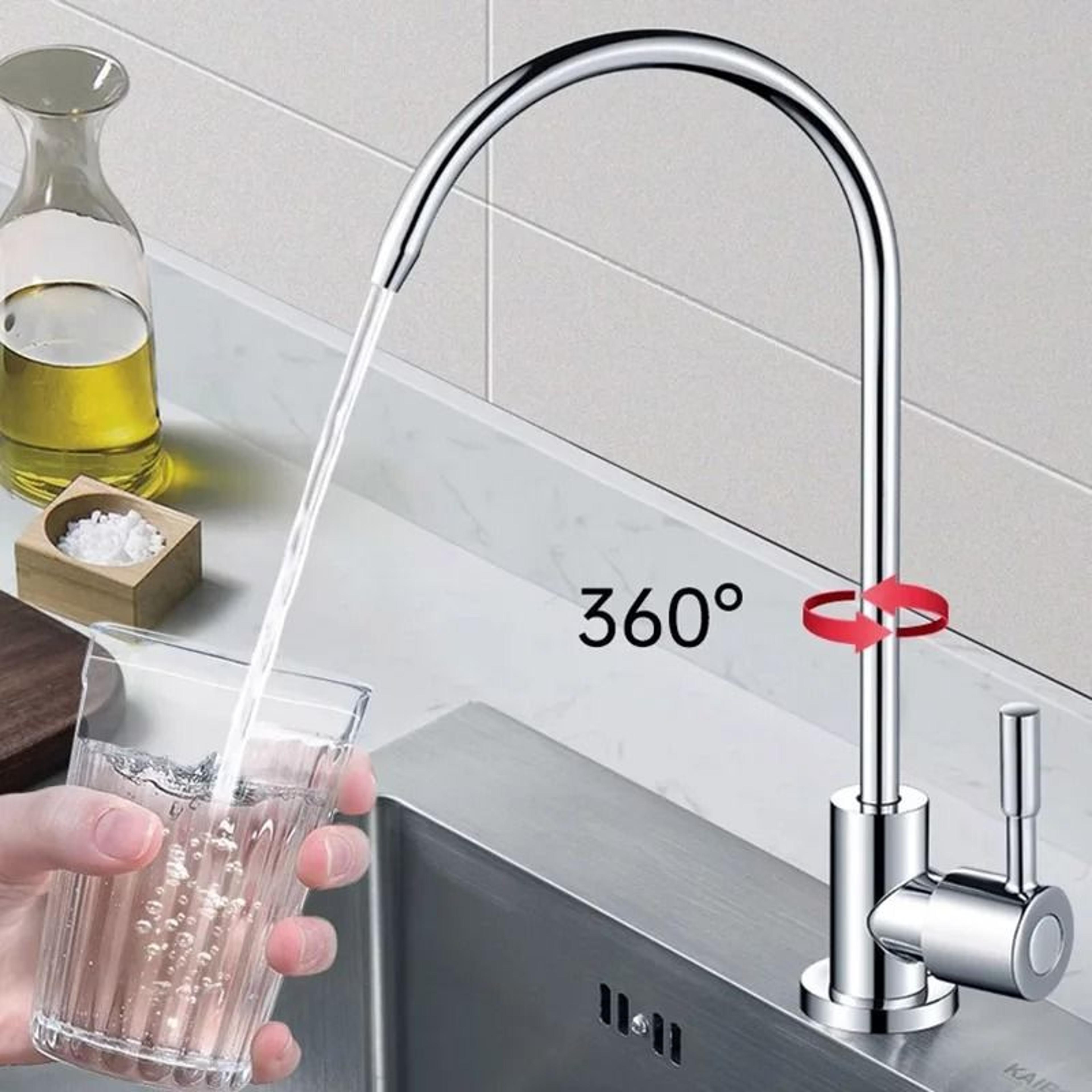 304 Stainless Steel Direct Drinking Faucet  Pure Water Dispenser HighArch Filtration Tap 2