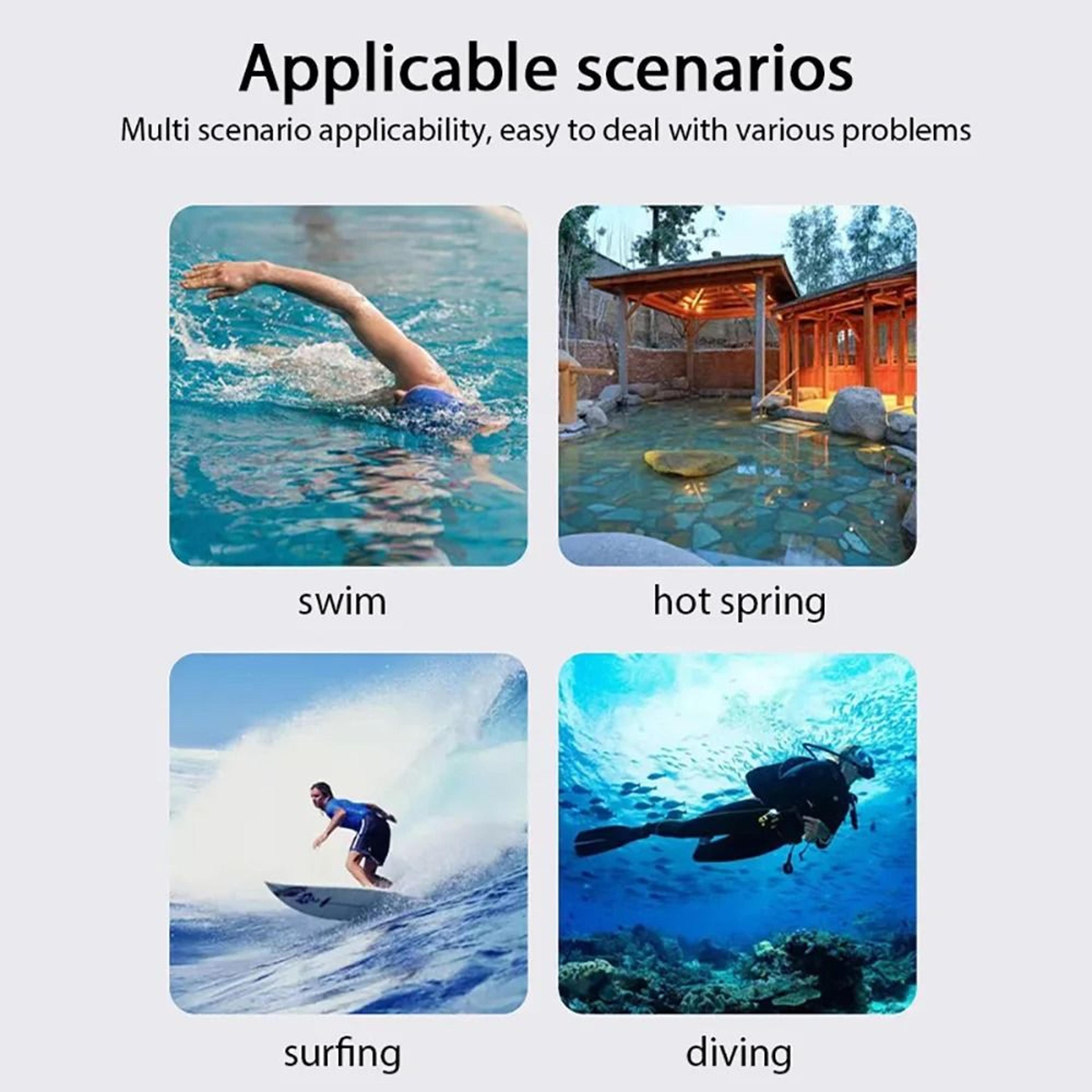 Universal Waterproof Phone Pouch  HighVisibility Underwater Dry Case 5