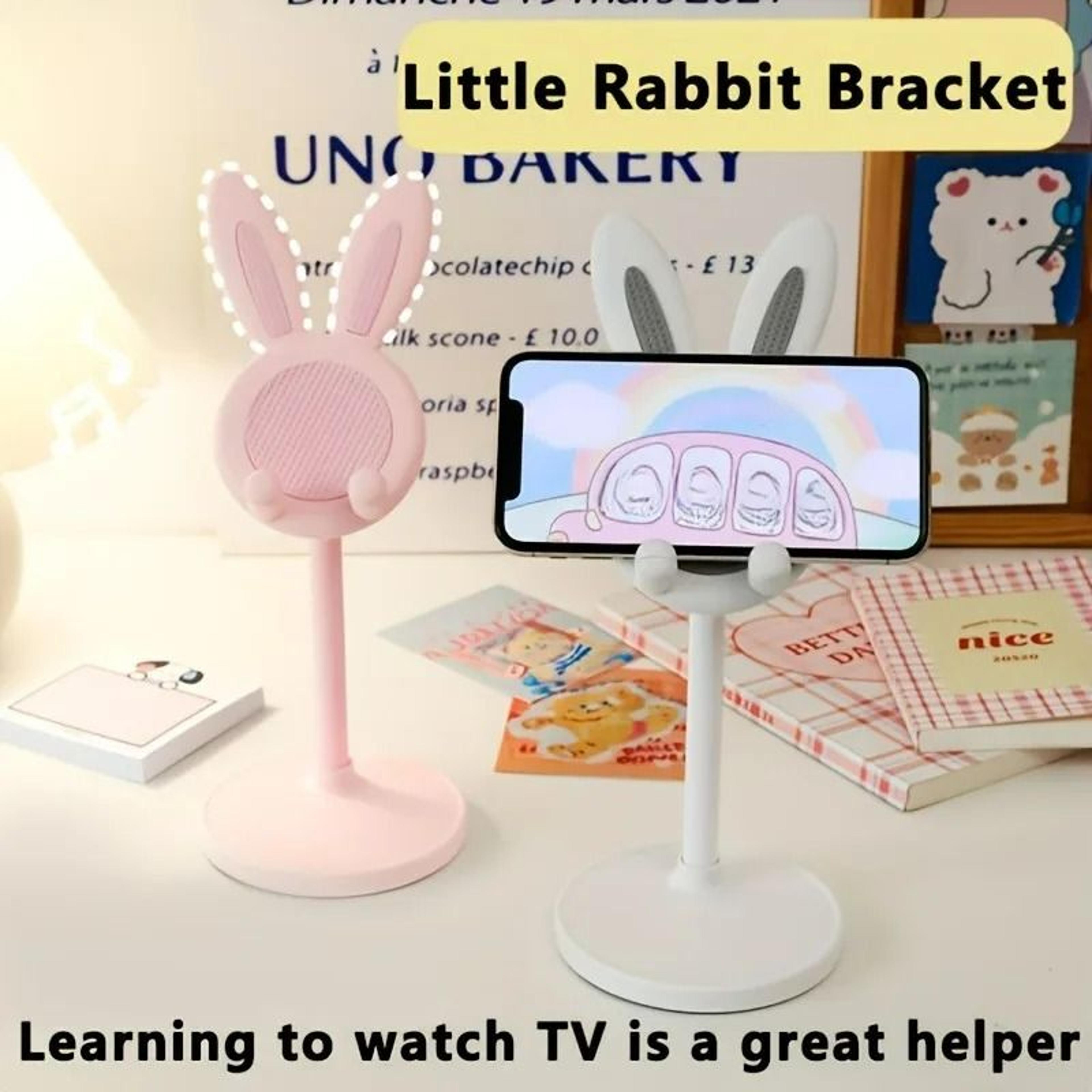 Adjustable Rabbit Cartoon Desktop Mobile Phone Stand  Universal Table Support 4