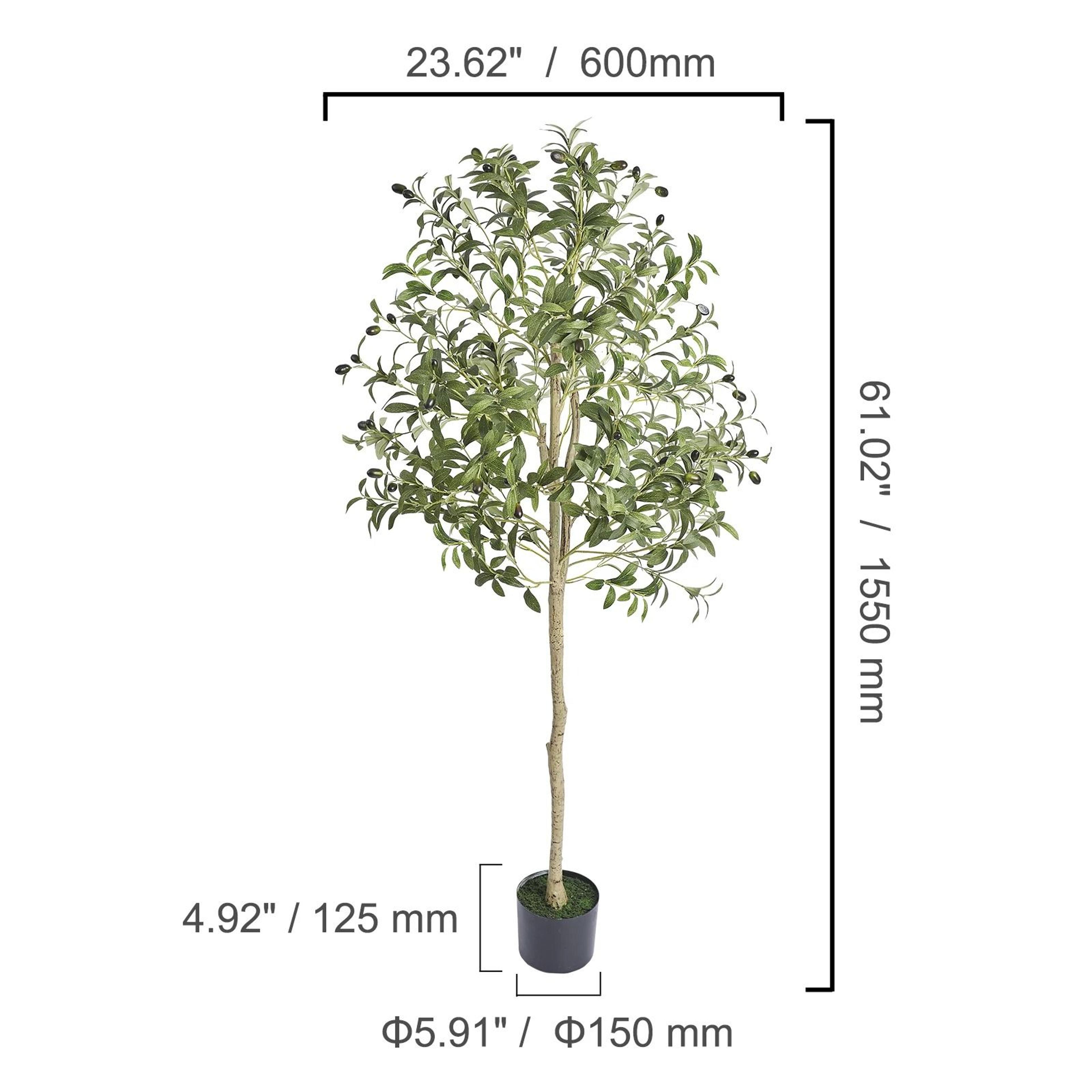 Mediterranean Artificial Olive Tree  HighEnd Lifelike Faux Indoor Greenery 6