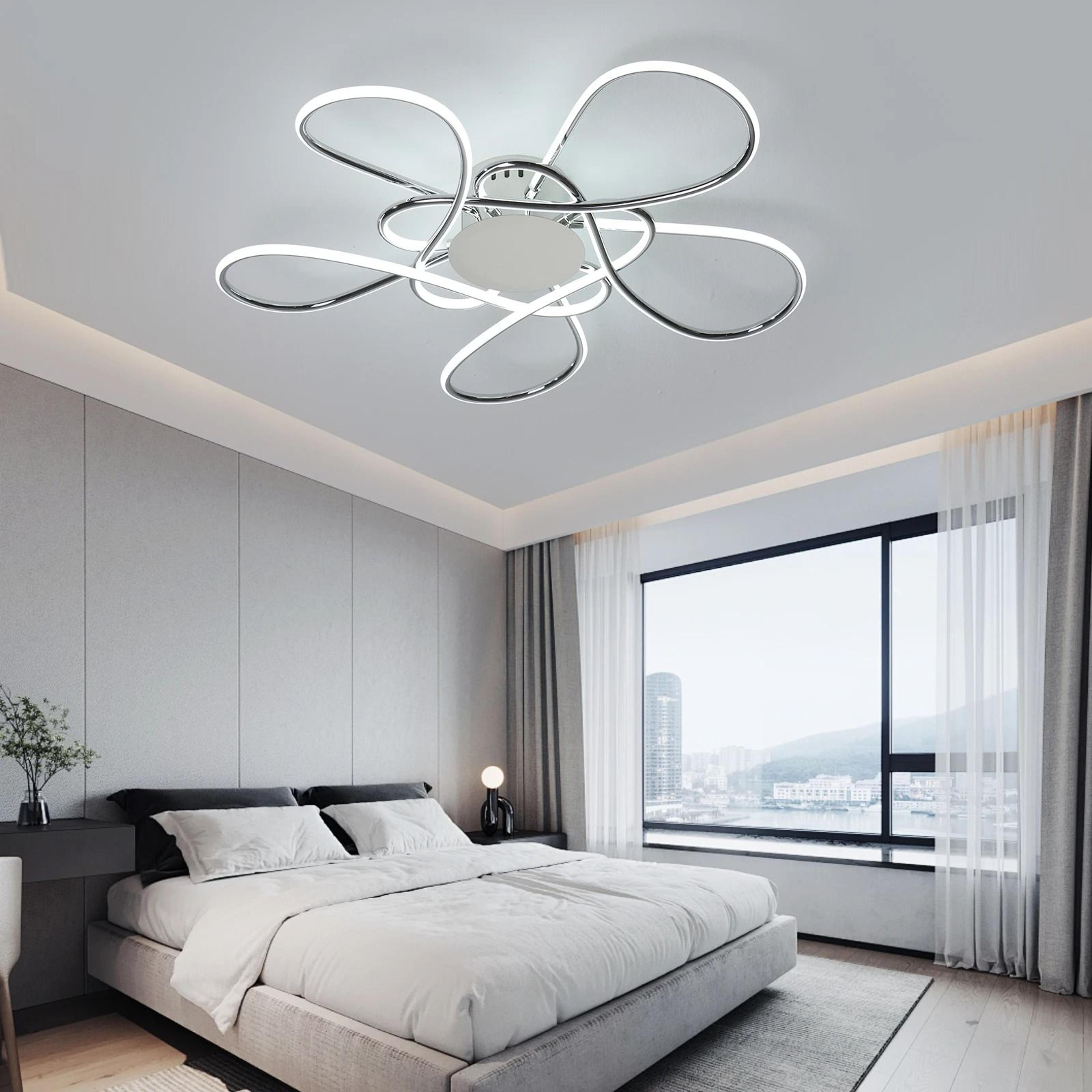 Modern LED Celestial Chandelier  Luxury Chrome  Gold Plated Ceiling Light 3
