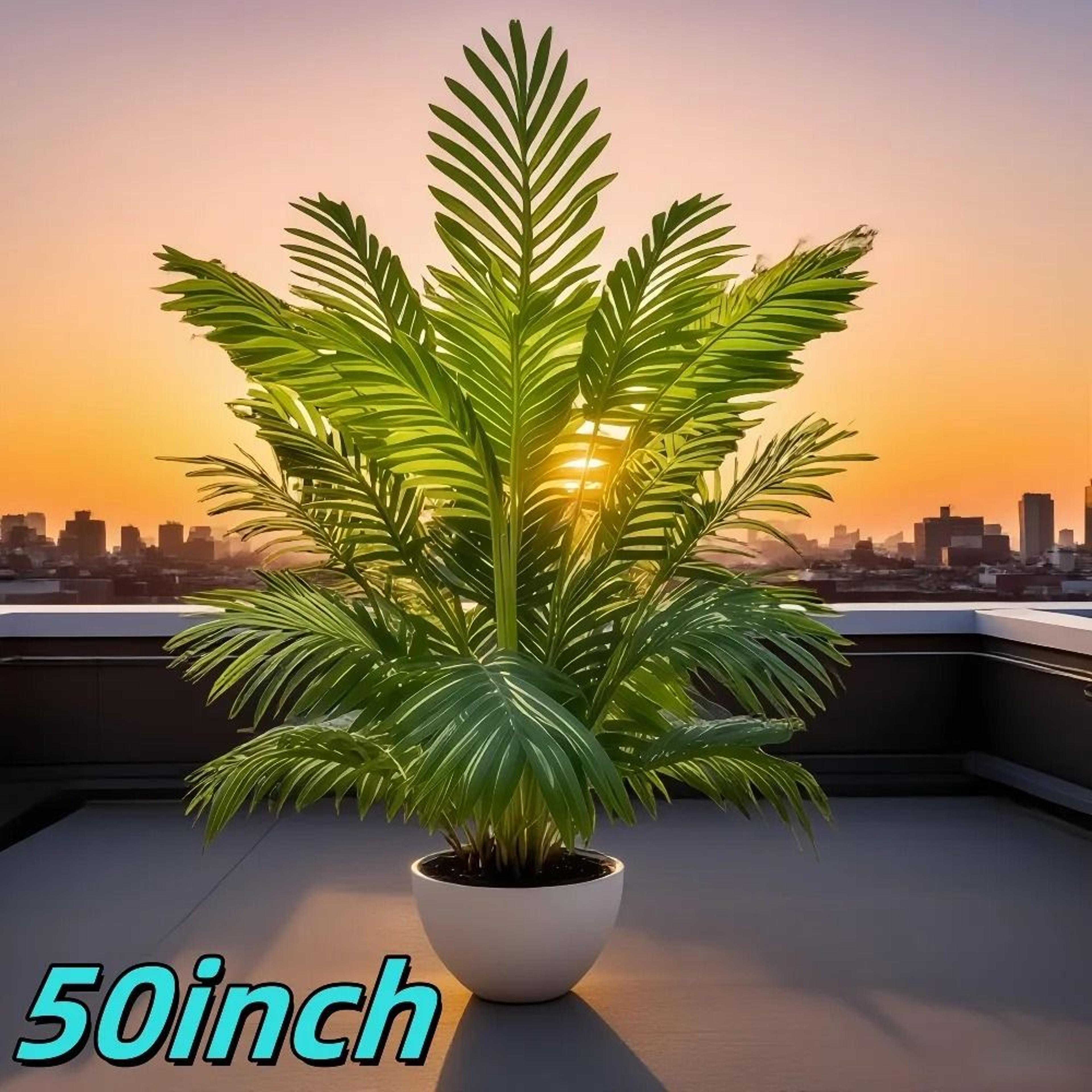 Giant Artificial Palm Tree  Realistic Full Lush Greenery For Indoor  Outdoor 4