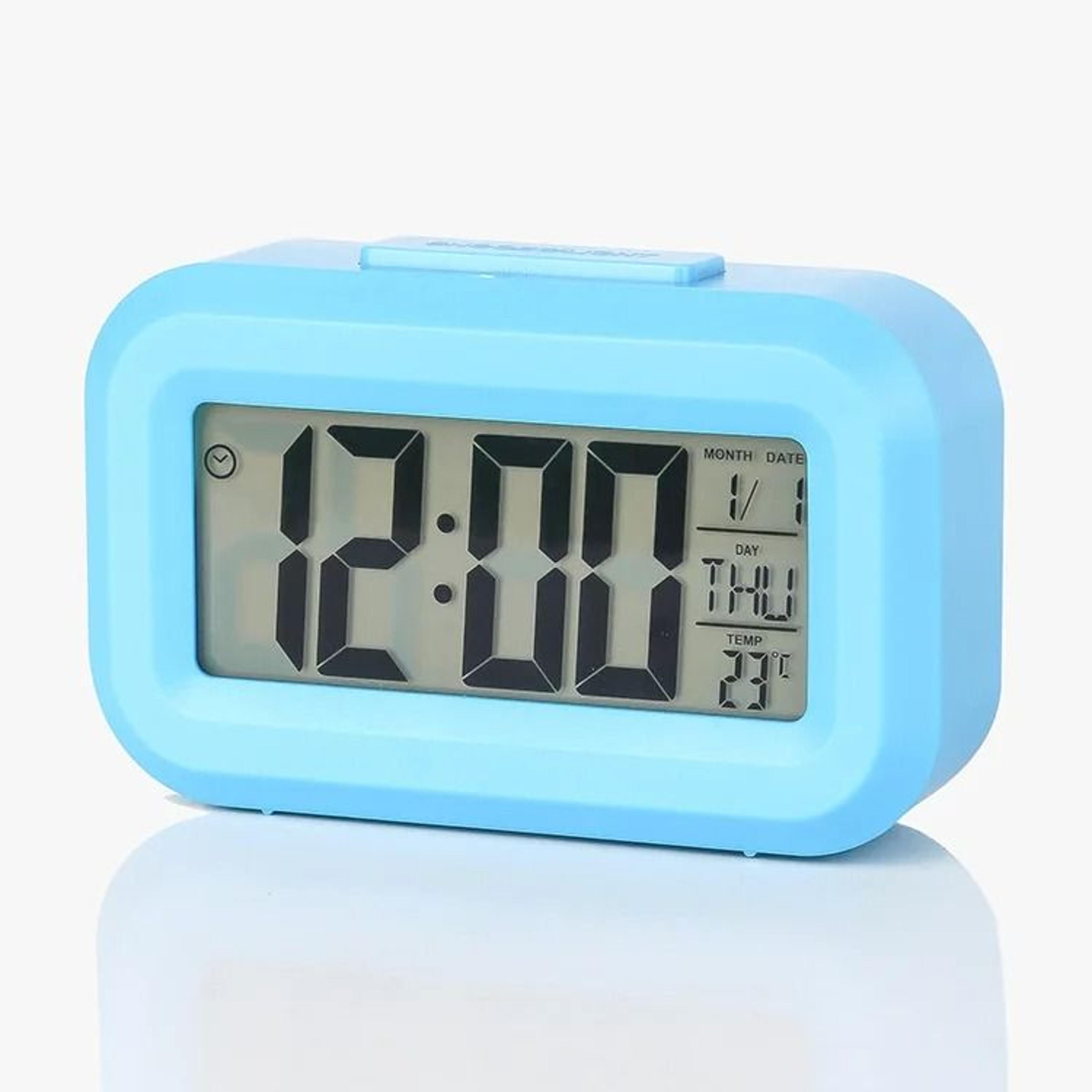 Digital LED Desktop Alarm Clock  Portable MultiFunction Timepiece 10