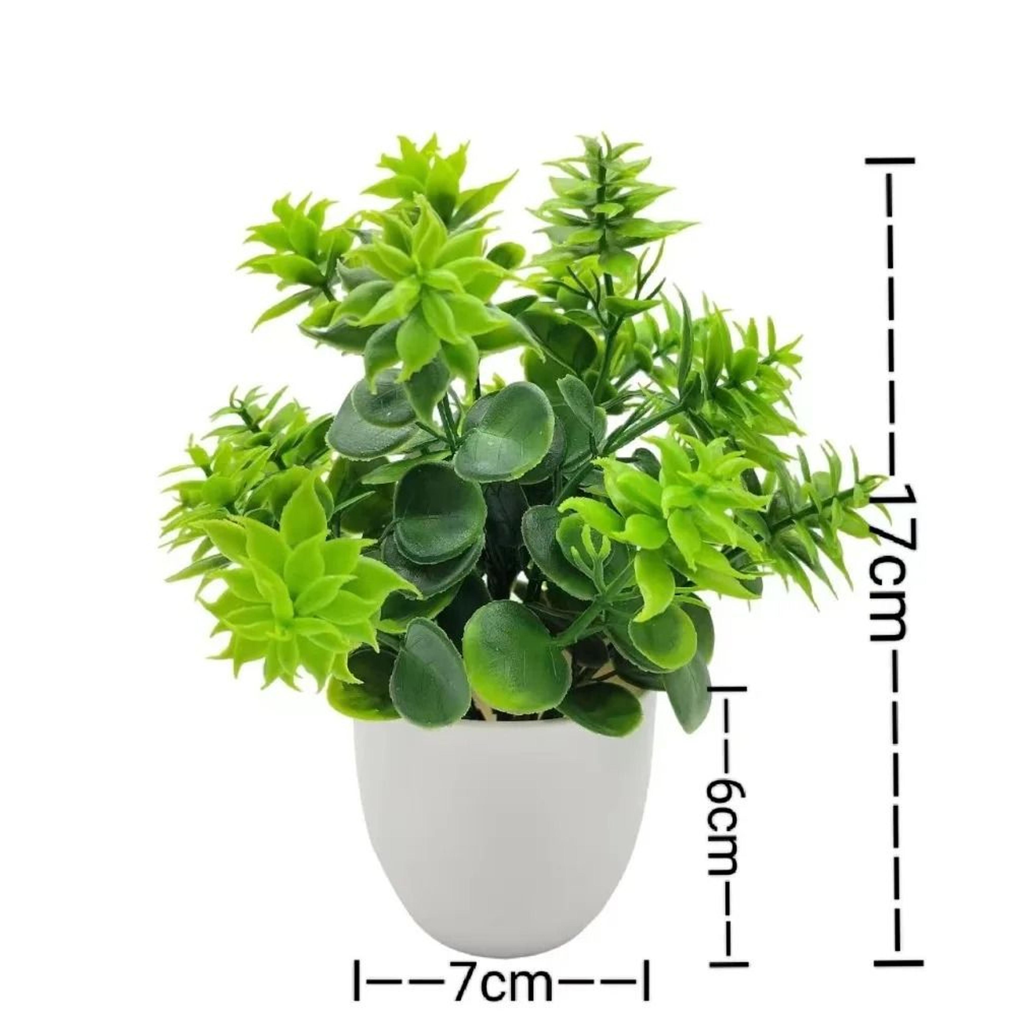 Mini Fake Potted Flowers  Artificial Bonsai Table Decor 9
