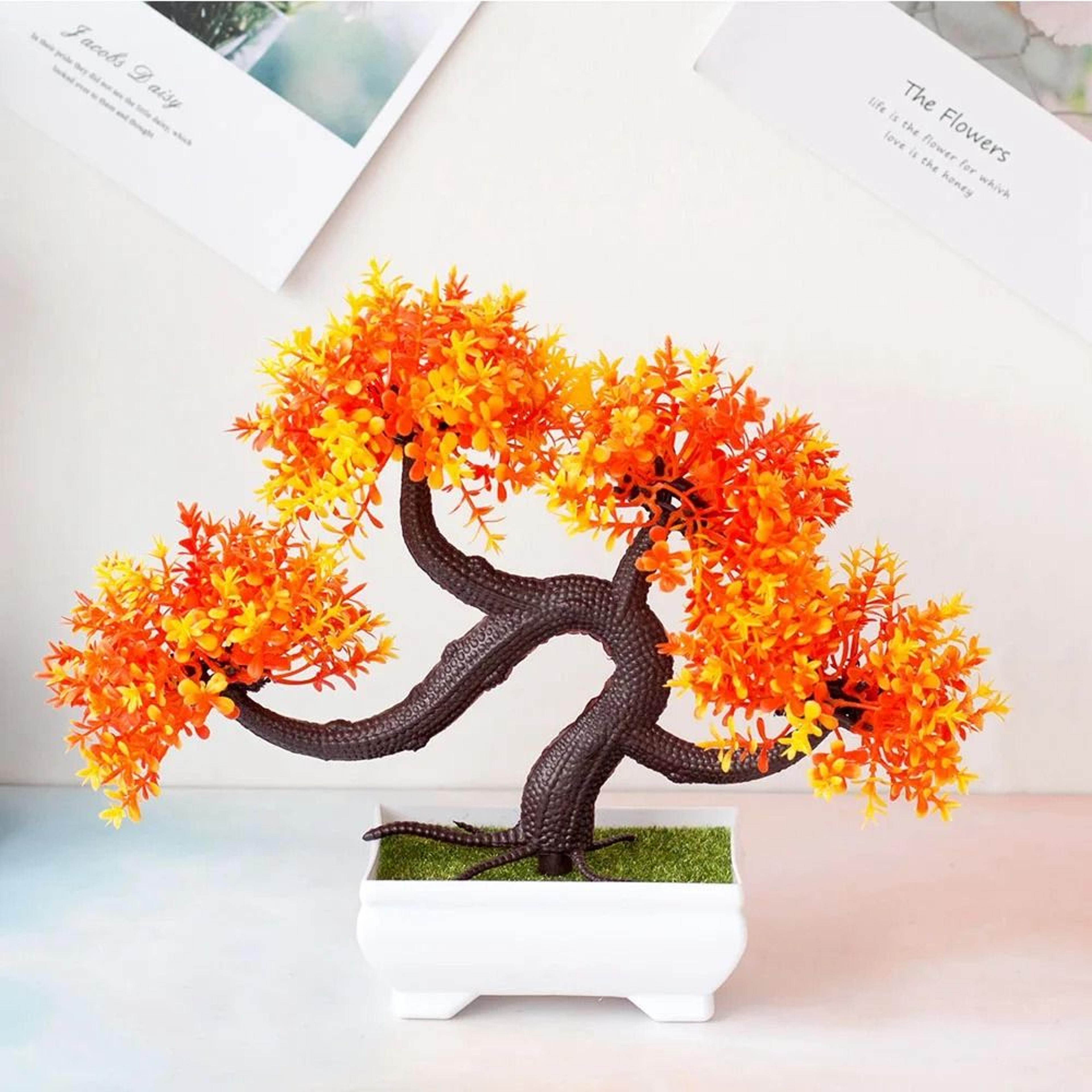 Artificial Bonsai Small Tree  Zen Garden Potted Ornament 13