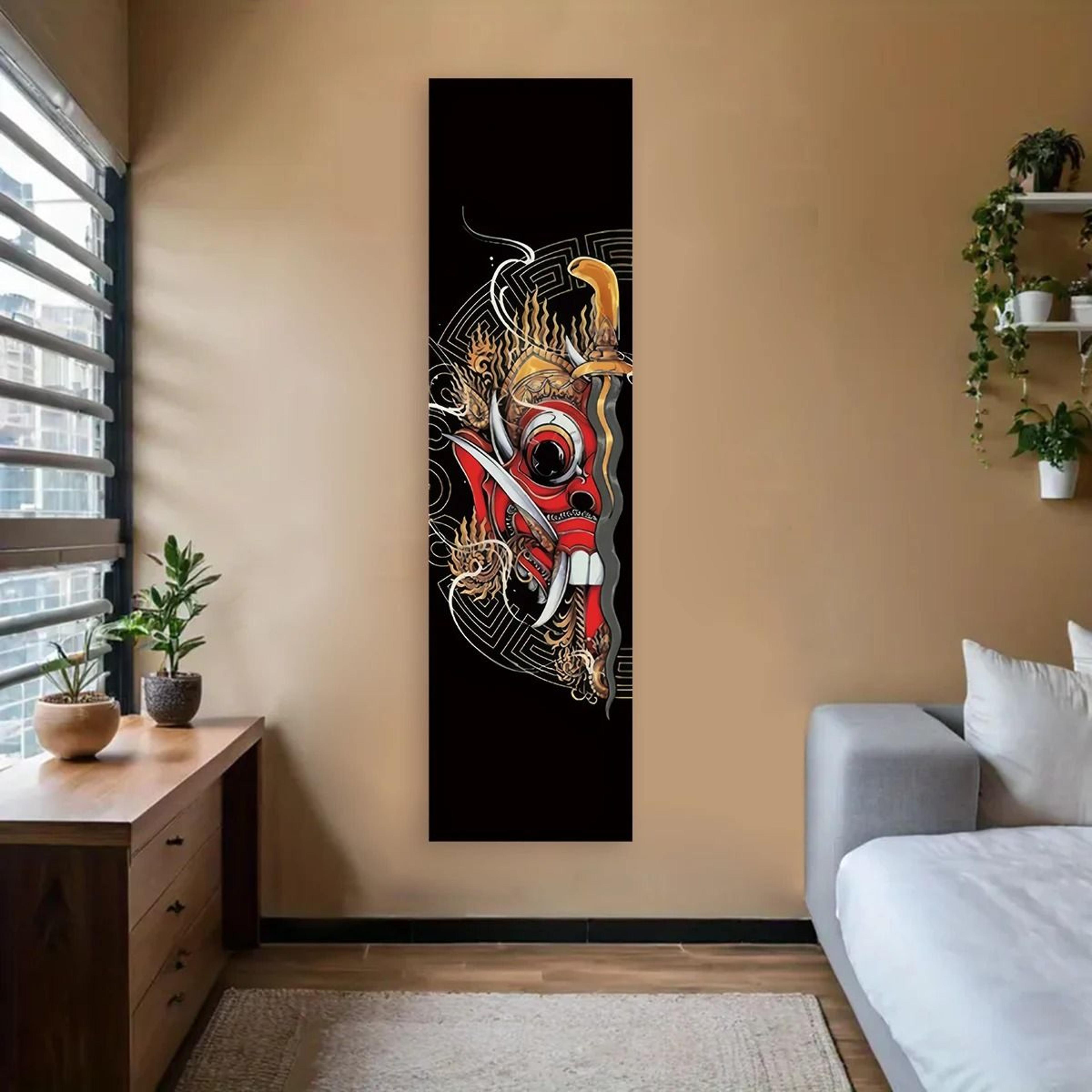Japanese Great Wave Wall Tapestry  Red Sun  Ocean Landscape Aesthetic Hanging For Home Decor 7