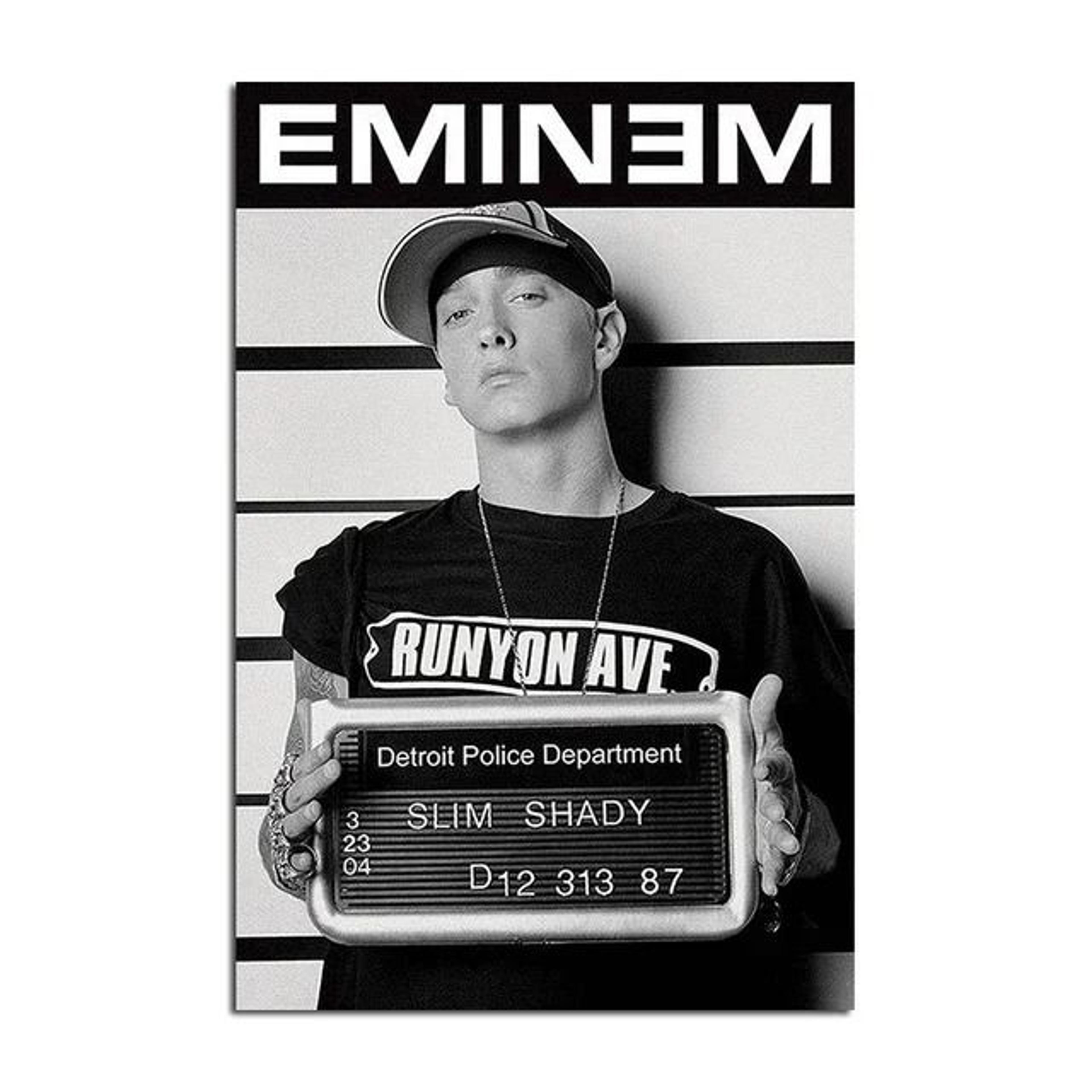 Super Rapper Eminem Canvas Poster  Iconic Rap Legend Wall Art For Music Fans  Home Decor 9