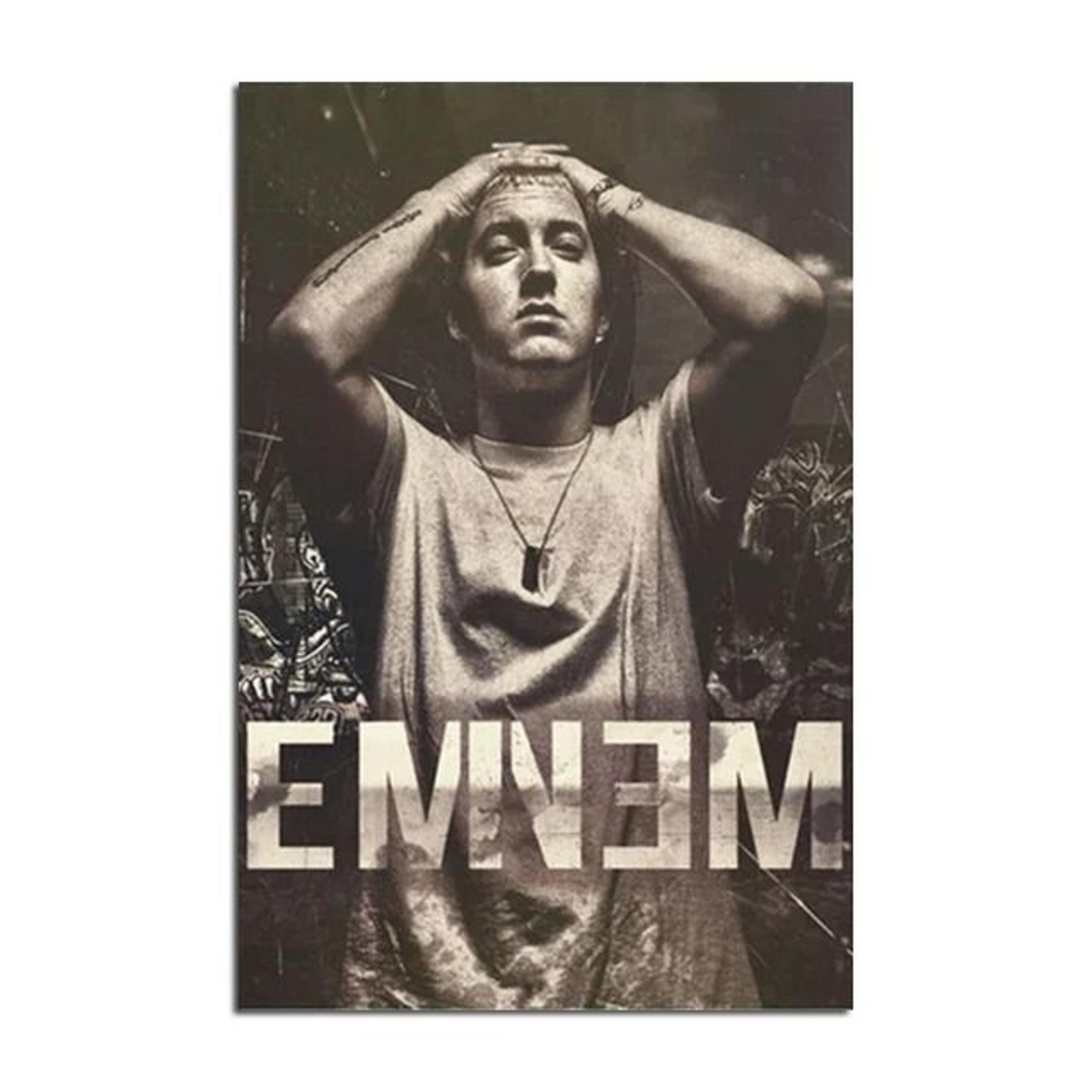 Super Rapper Eminem Canvas Poster  Iconic Rap Legend Wall Art For Music Fans  Home Decor 18