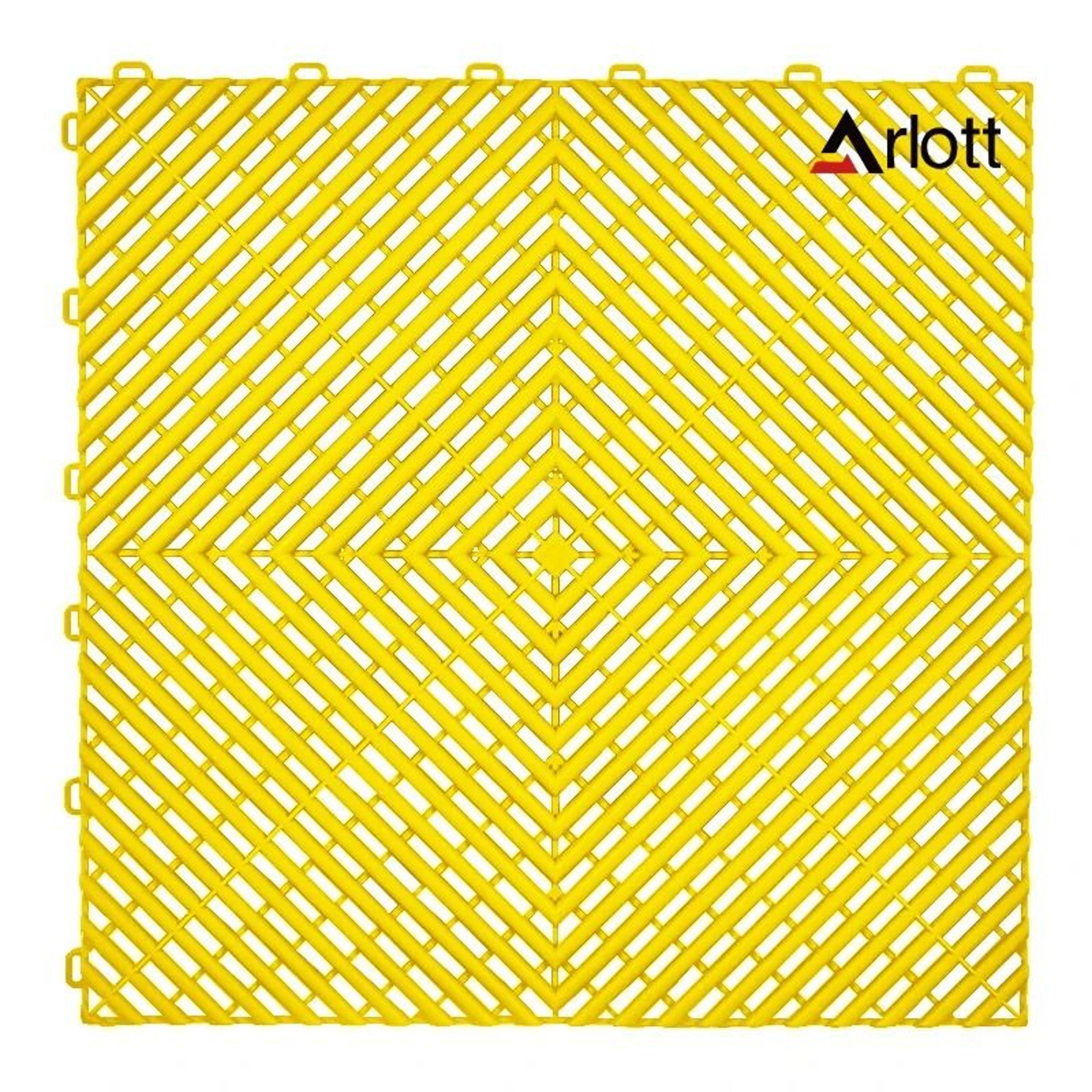 Automotive Modular Floor Tiles  Interlocking ClickLocked Garage Flooring  Hollow Drainage Car Wash  8