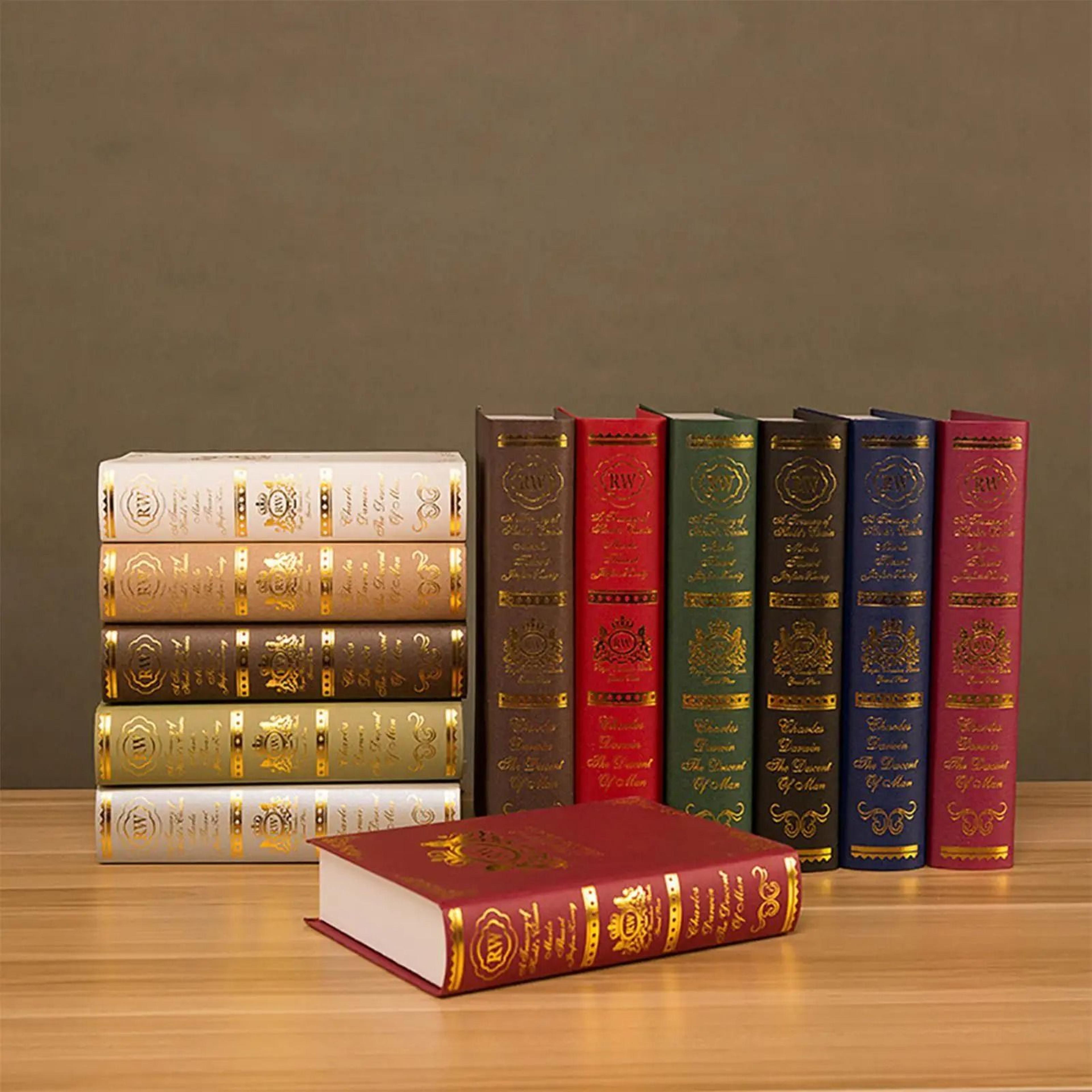 European Retro Simulation Book Models  Elegant Photography Props  Decorative Fake Books For Office  4