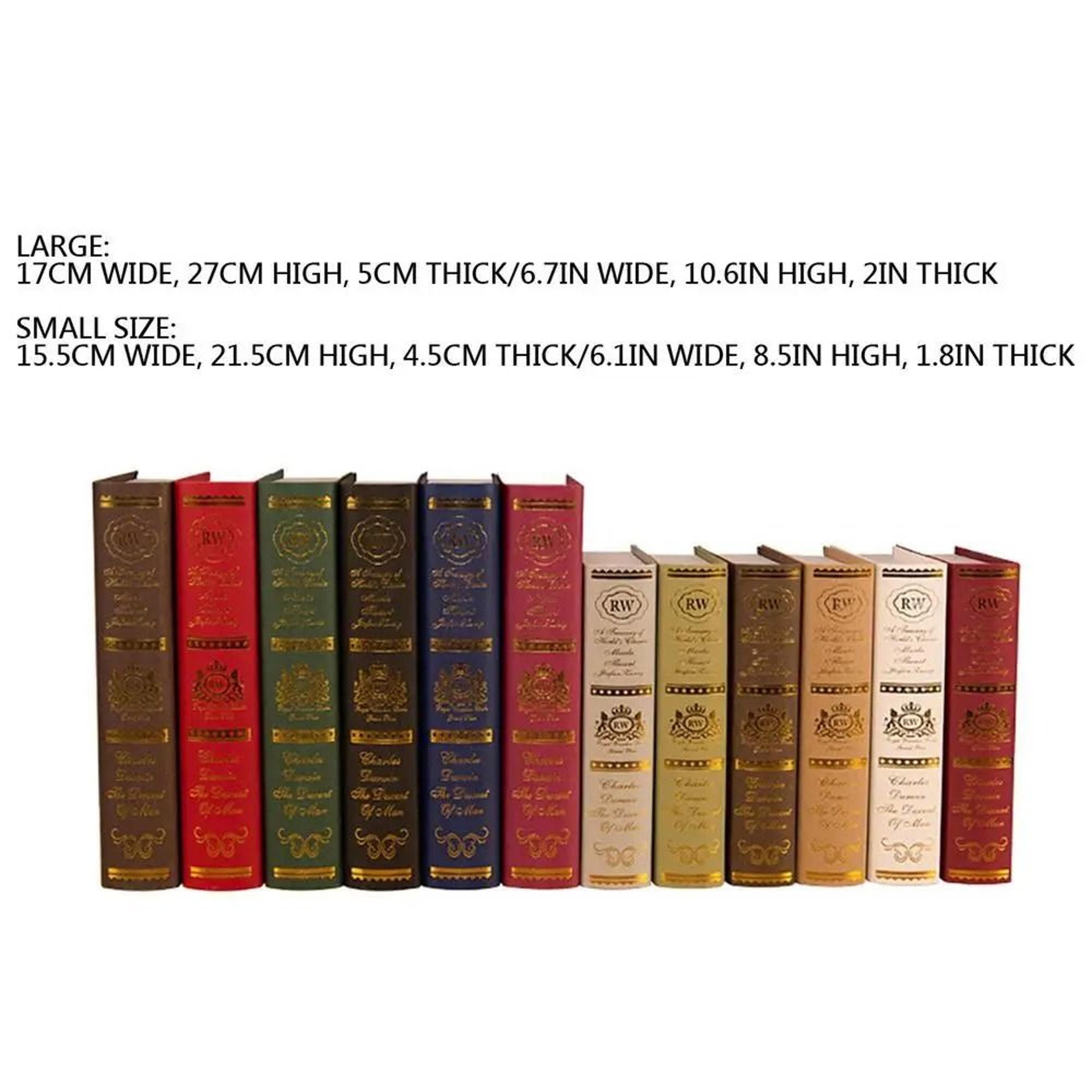 European Retro Simulation Book Models  Elegant Photography Props  Decorative Fake Books For Office  6