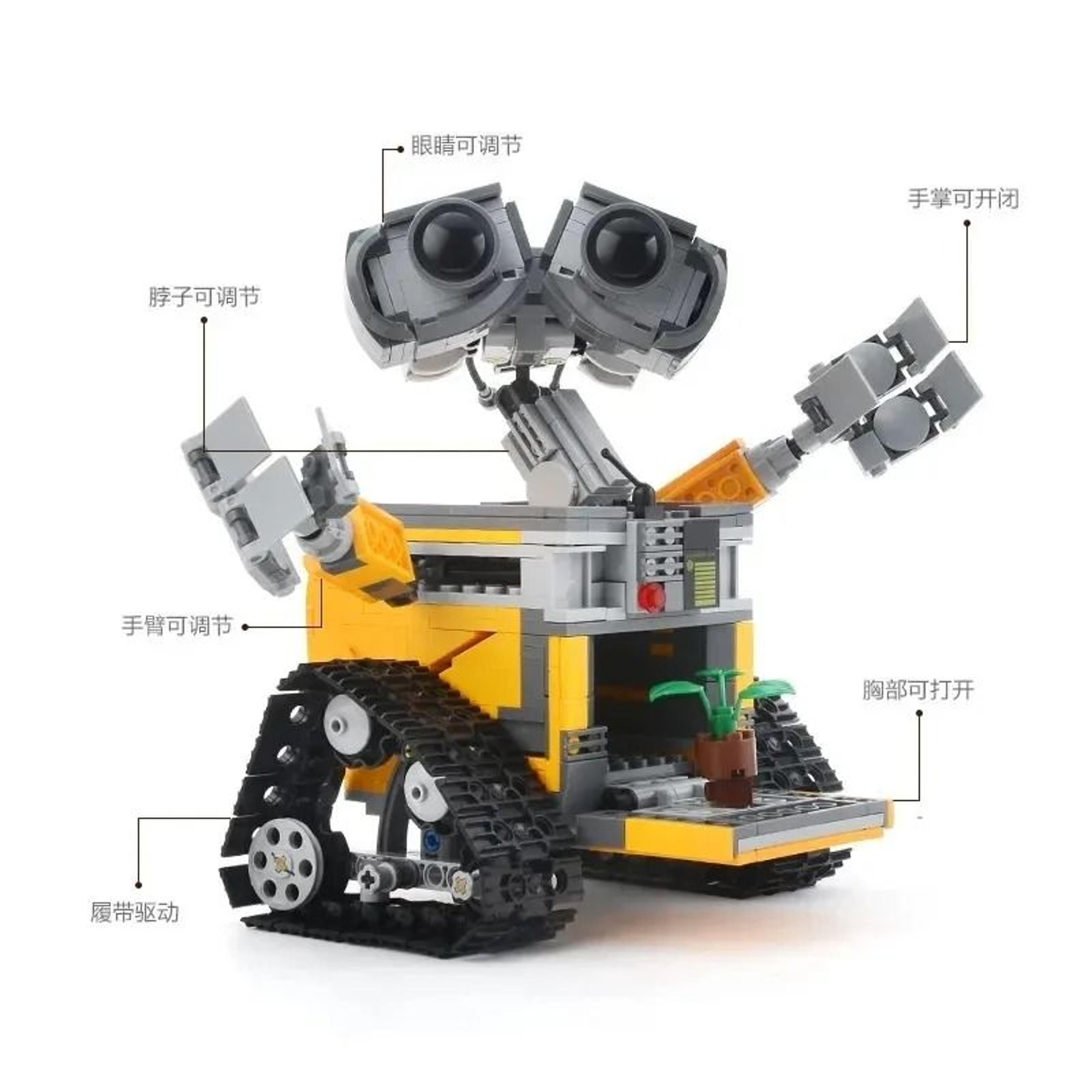 Robot WallE Mobilization Assembly Model  687PCS Building Block Puzzle  Home Decoration Model Toy Gi 5