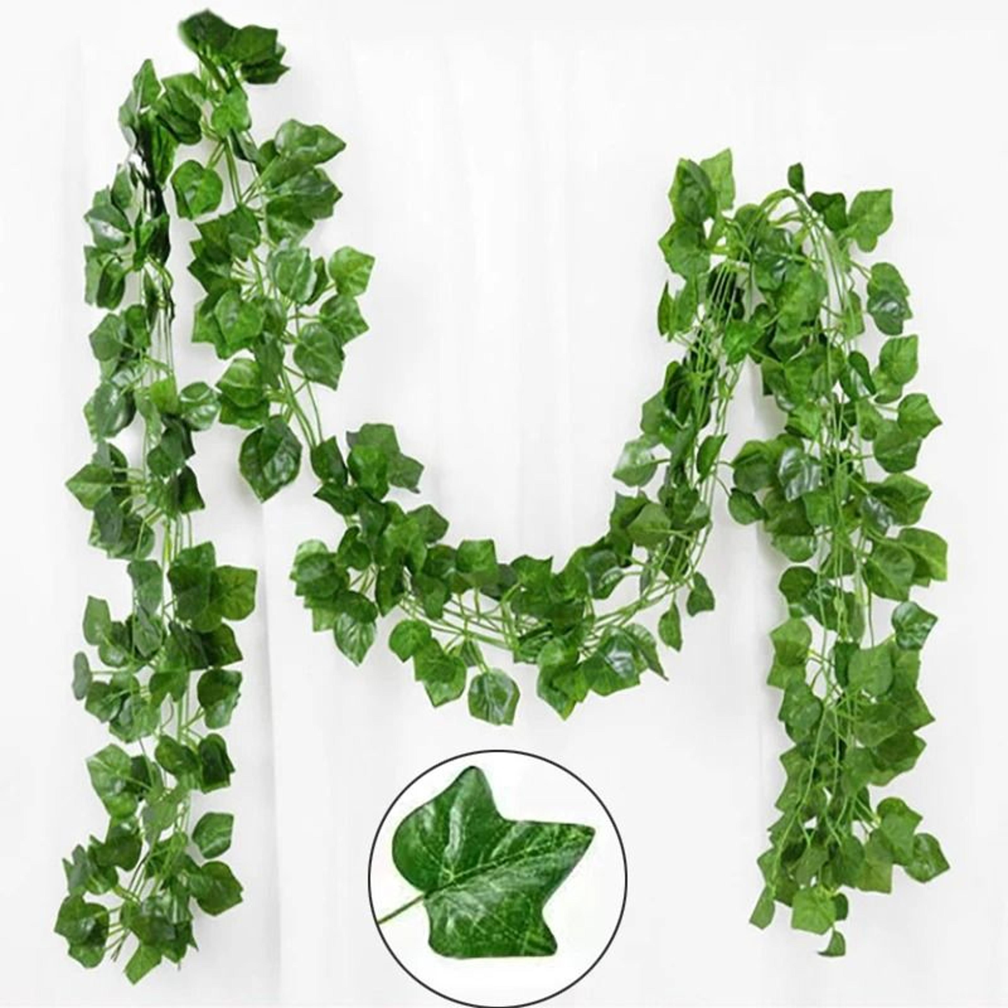 Artificial Green Ivy Vine Garland  10String Hanging Creeper Rattan For Garden Wedding  Home Decor 10