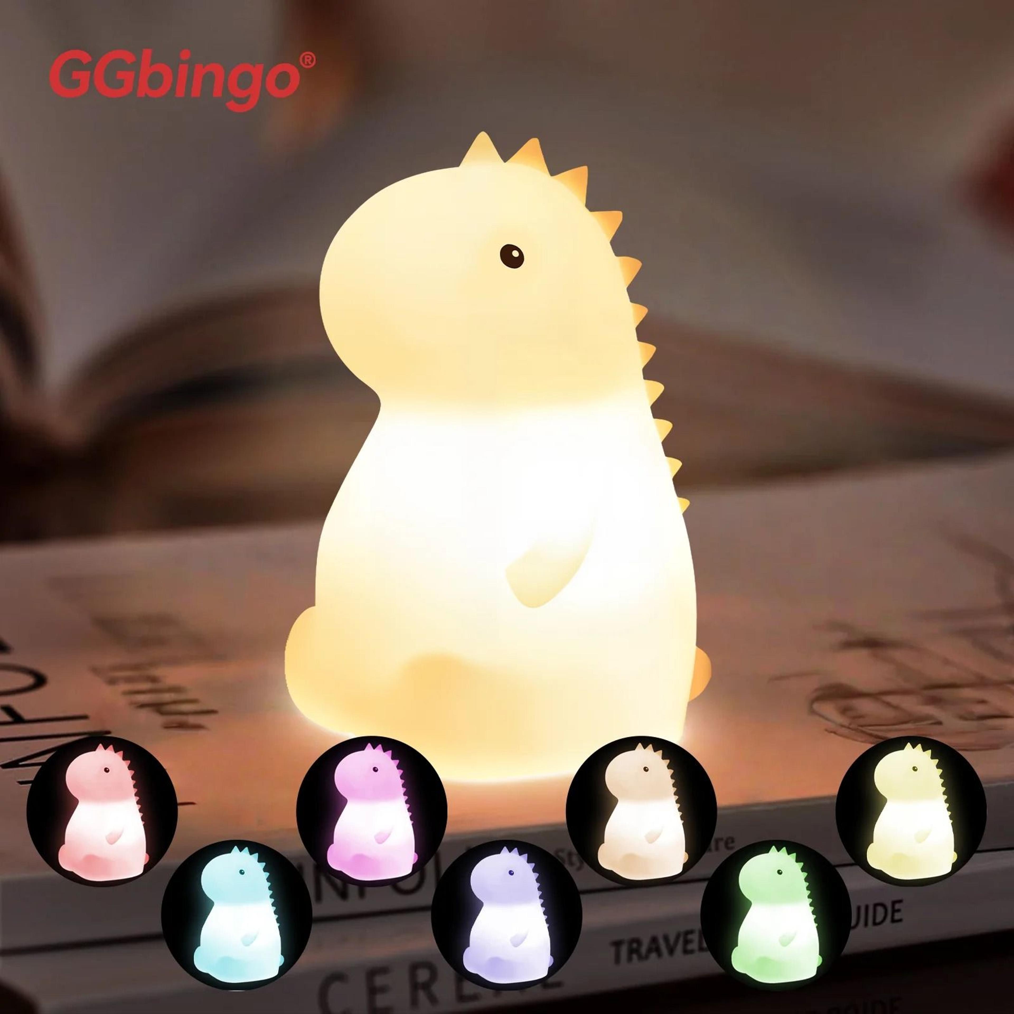 Cute Pear Night Light  7Color Dimmable TouchControlled Silicone Lamp  StressReducing USB Rechargeab 6