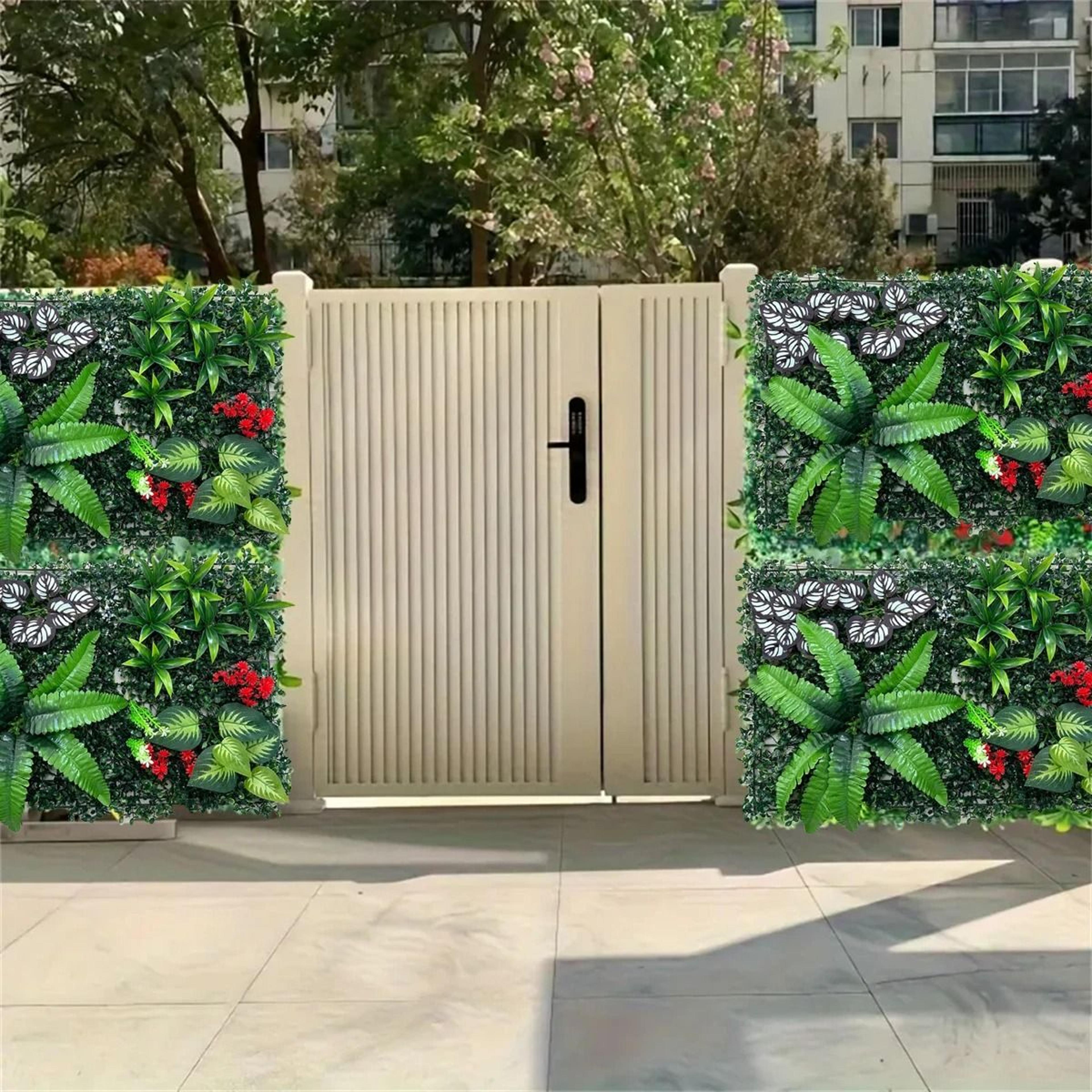 Artificial Green Wall Panels  HighDensity Vertical Forest Decoration For Indoor  Outdoor Architectu 1