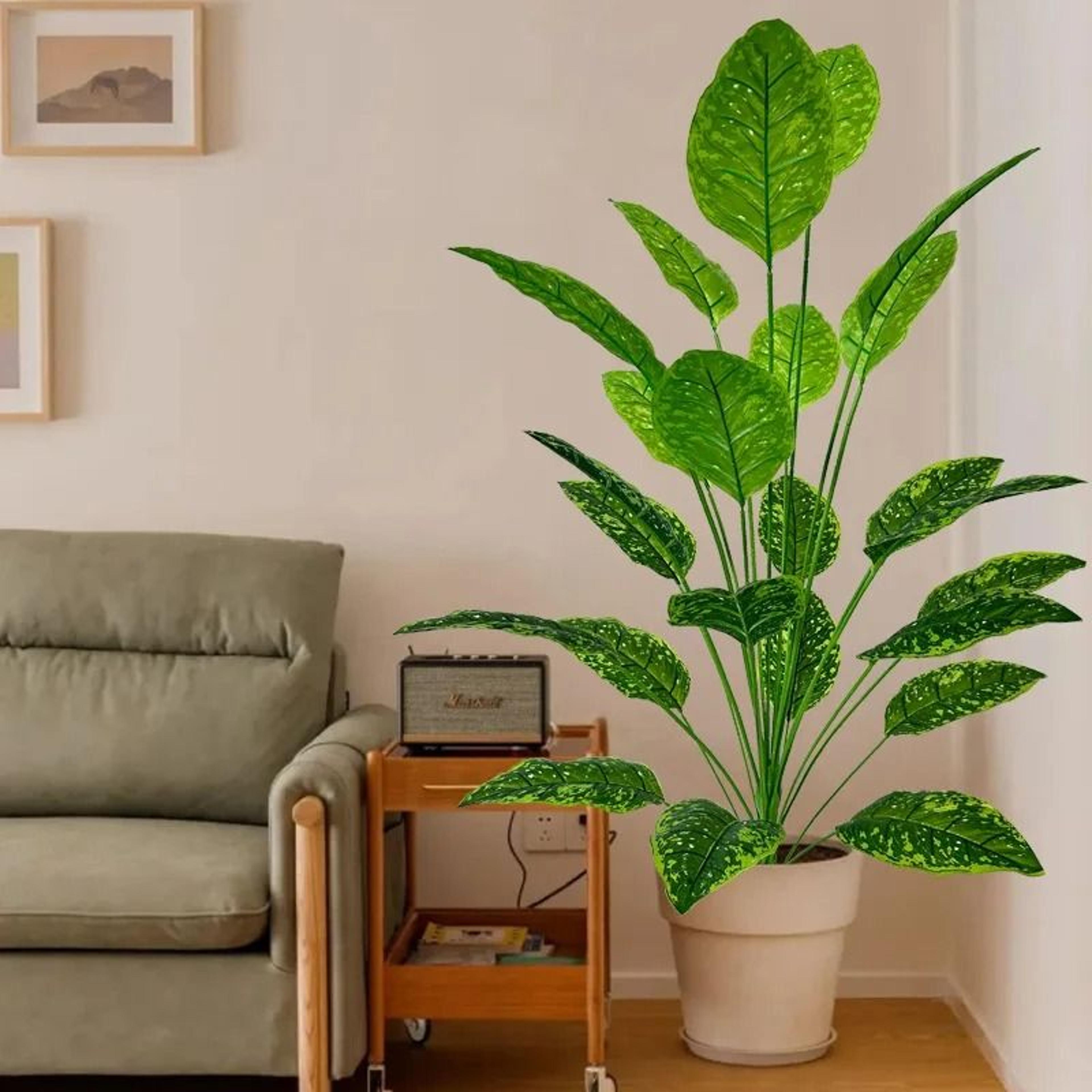 Giant Artificial Tree  Realistic Full Lush Greenery For Modern Indoor  Outdoor Sanctuary Decor 3