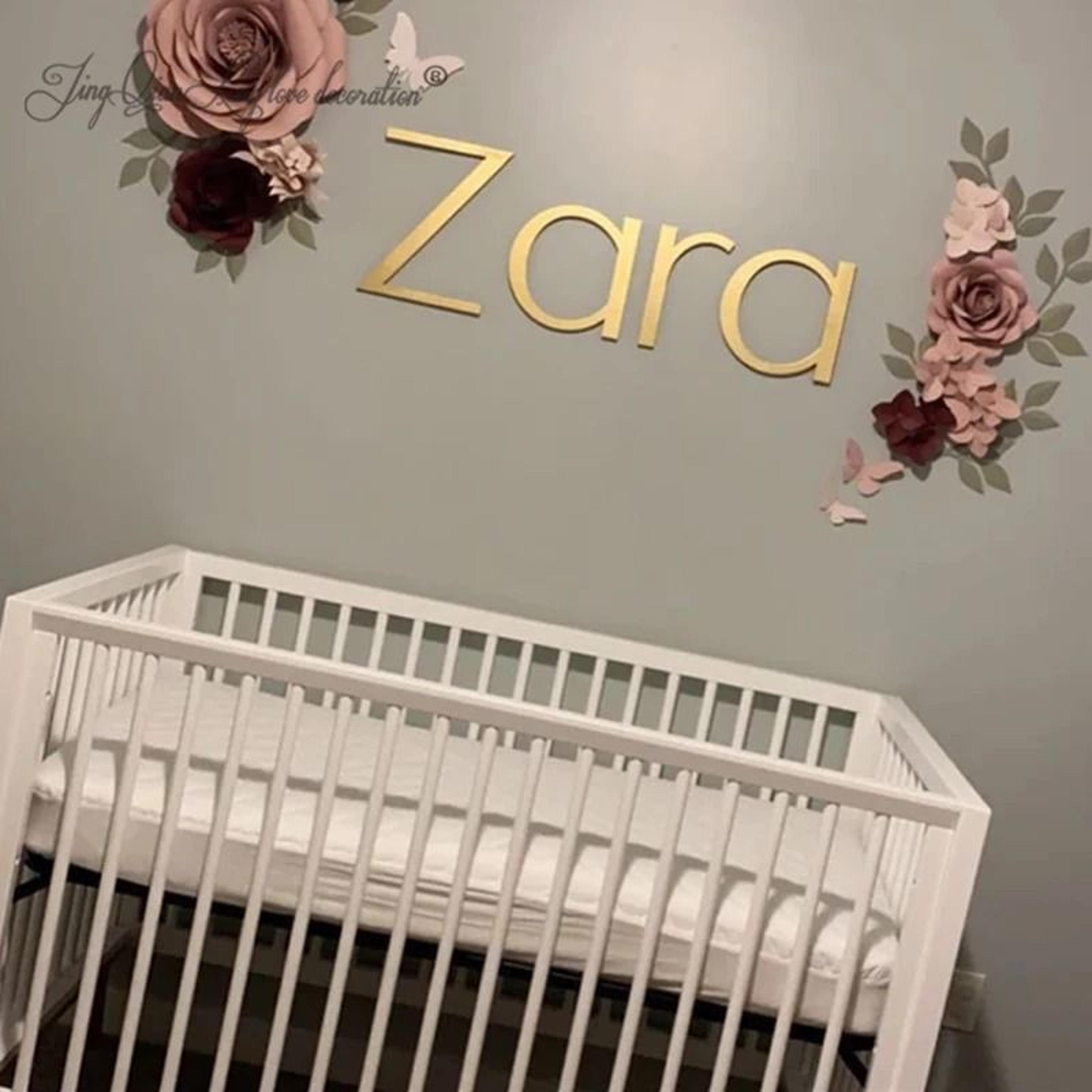 Custom Script Wooden Name Sign  HighDefinition Personalized Wall Decor For Modern Nurseries  Home S 3