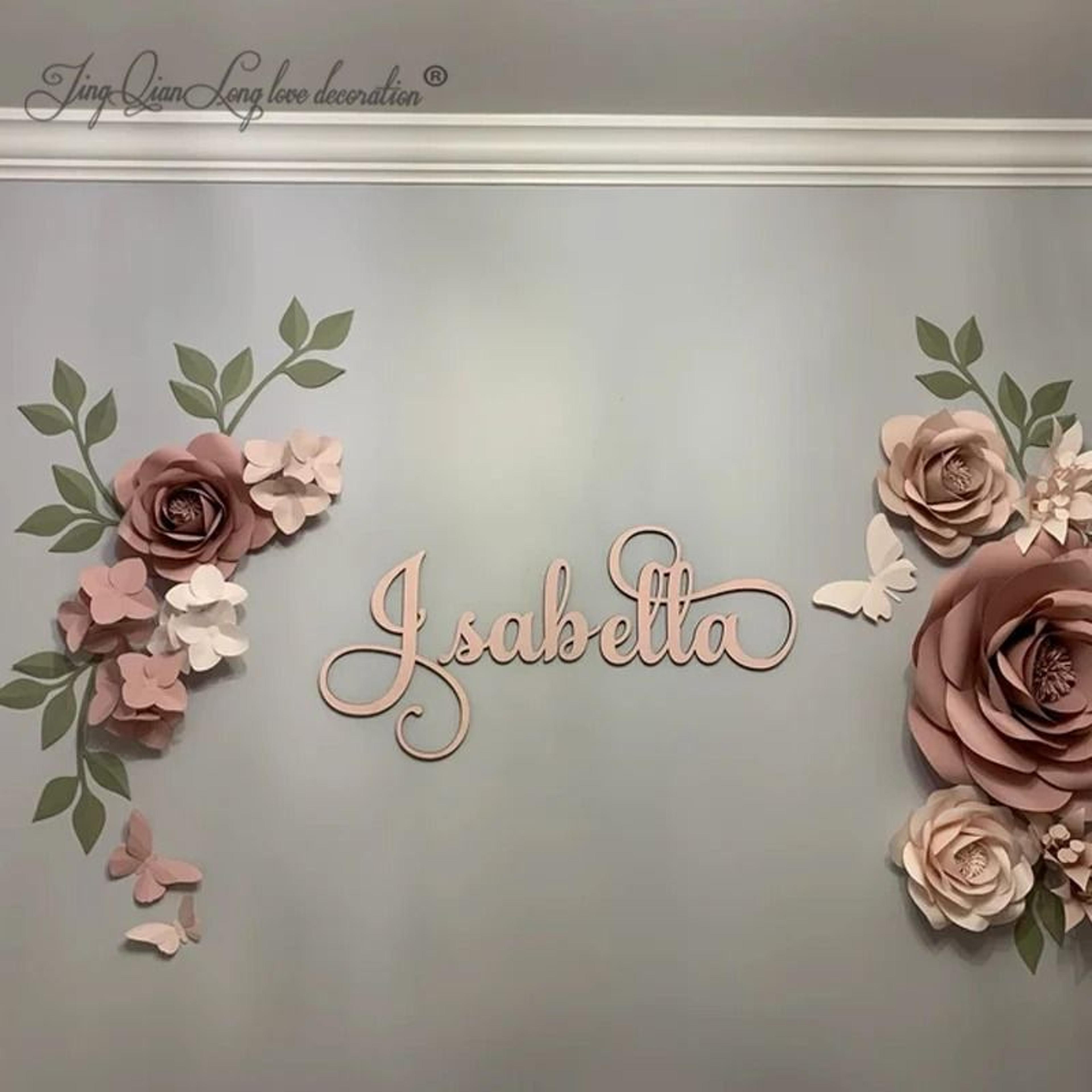 Custom Script Wooden Name Sign  HighDefinition Personalized Wall Decor For Modern Nurseries  Home S 4