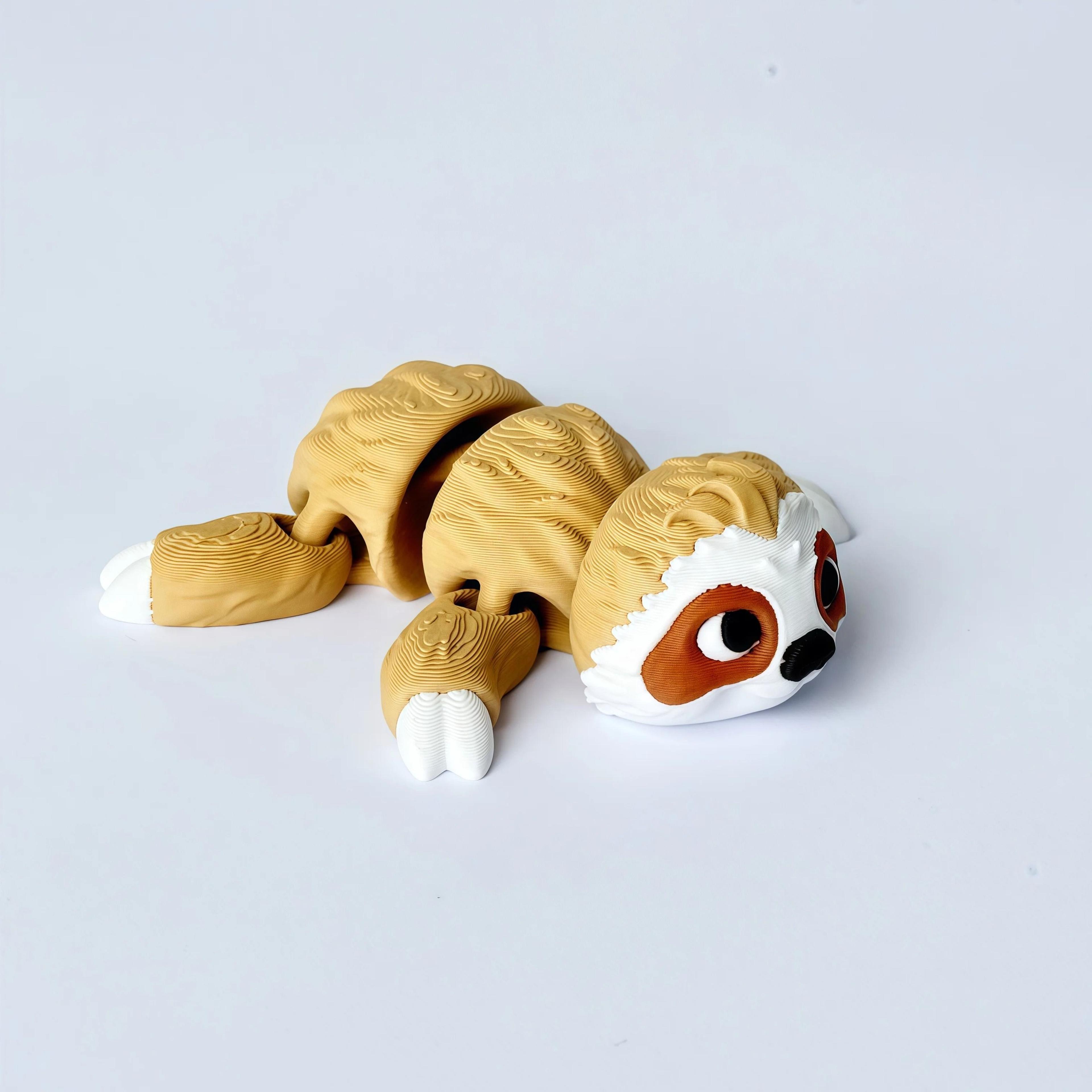 Articulated 3D Printed Sloth  Koala Desktop Companions 5